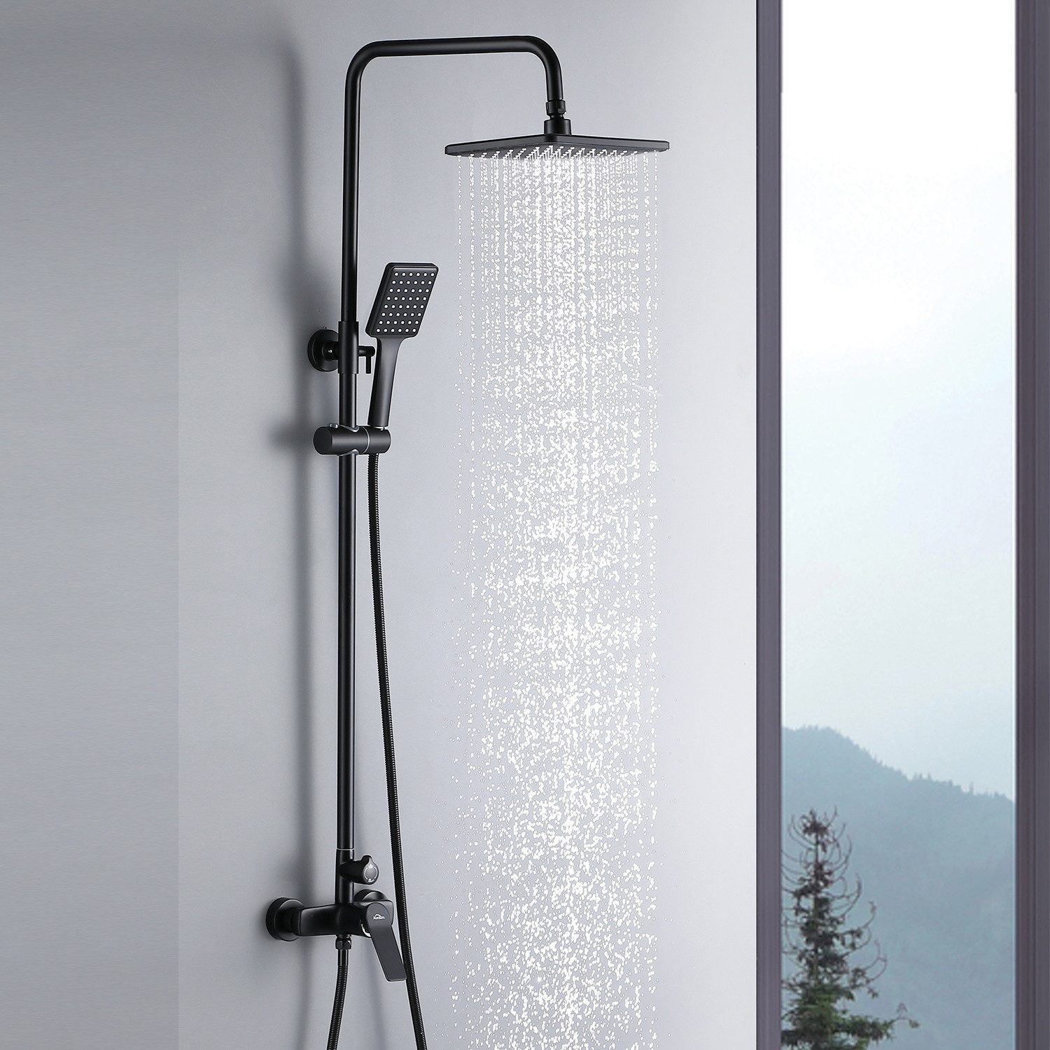 Auralum Max Duschsystem Duscharmatur Brausegarnitur 120 günstig online kaufen