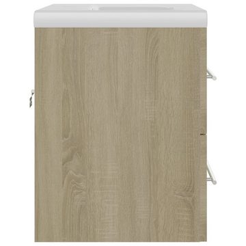 vidaXL Waschtisch Waschbeckenunterschrank Einbaubecken Sonoma-Eiche Spanplatte 60 cm