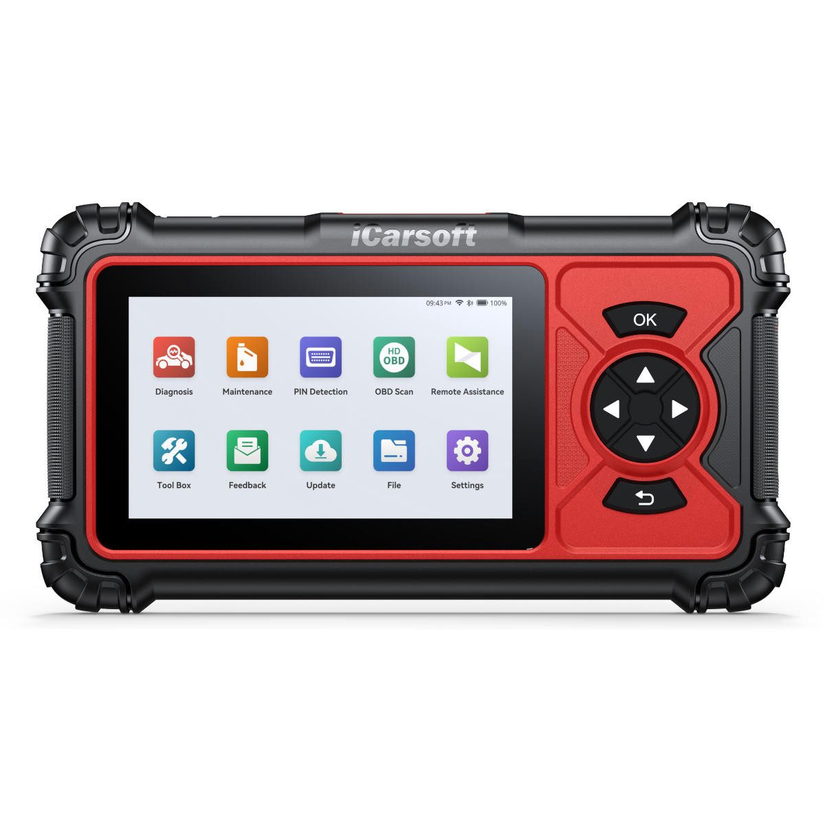 iCarsoft OBD2-Diagnosegerät iCarsoft HD V4.0 für schwere Nutzfahrzeuge, LKW, Busse, Service-, Wartungs- und Resetfunktionen