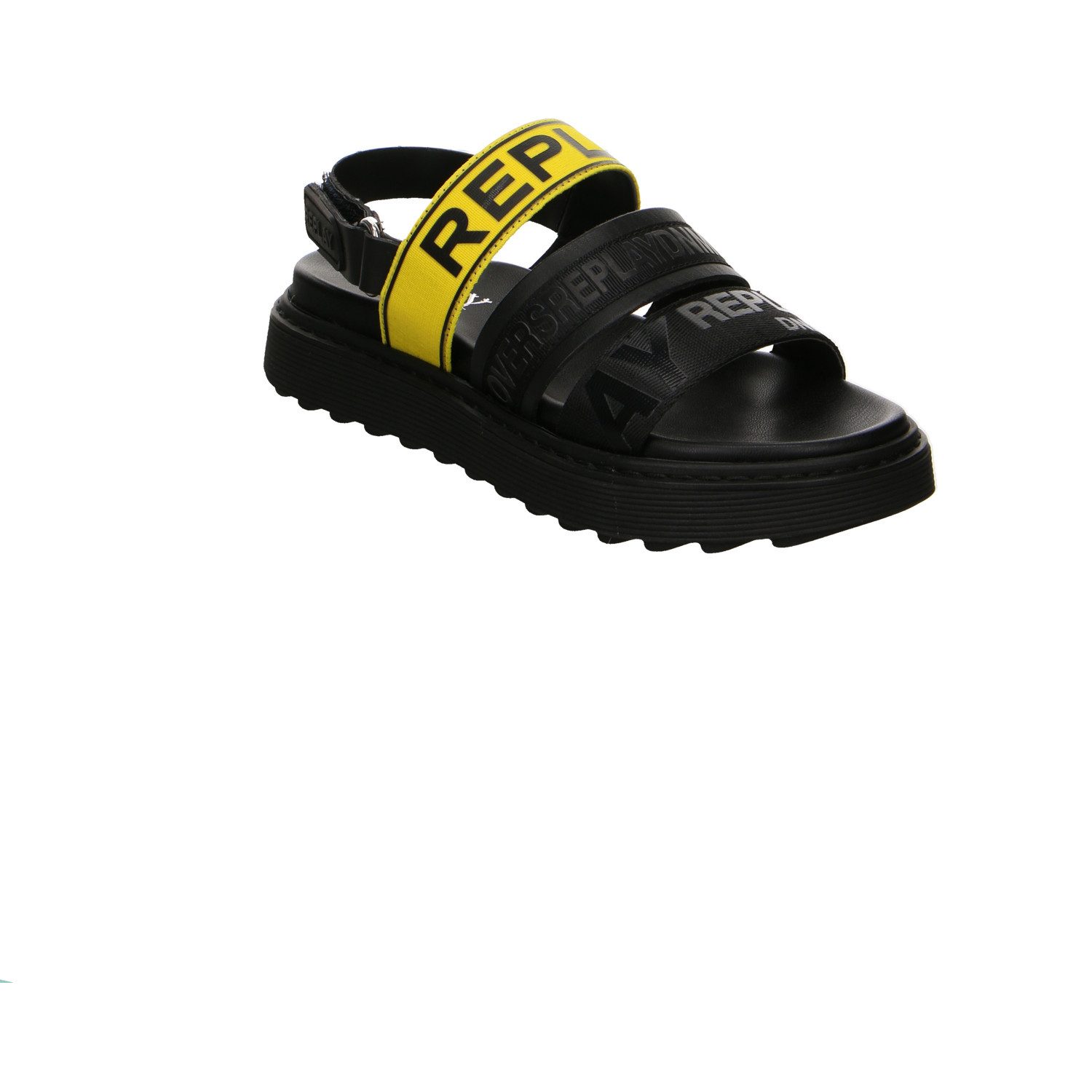 Replay Replay Synthetik Trekking Sandale schwarz Trekkingsandale