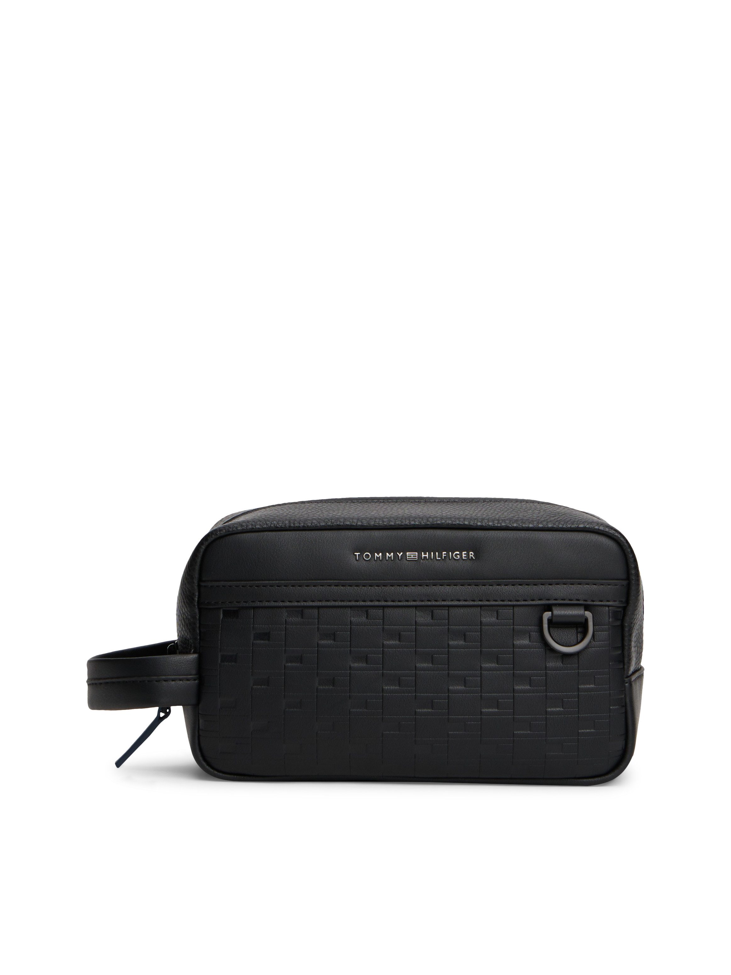 Tommy Hilfiger Kulturbeutel TH MODERN WASHBAG, Unisex Kosmetiktasche, Minibag mit modischer Logoprägung