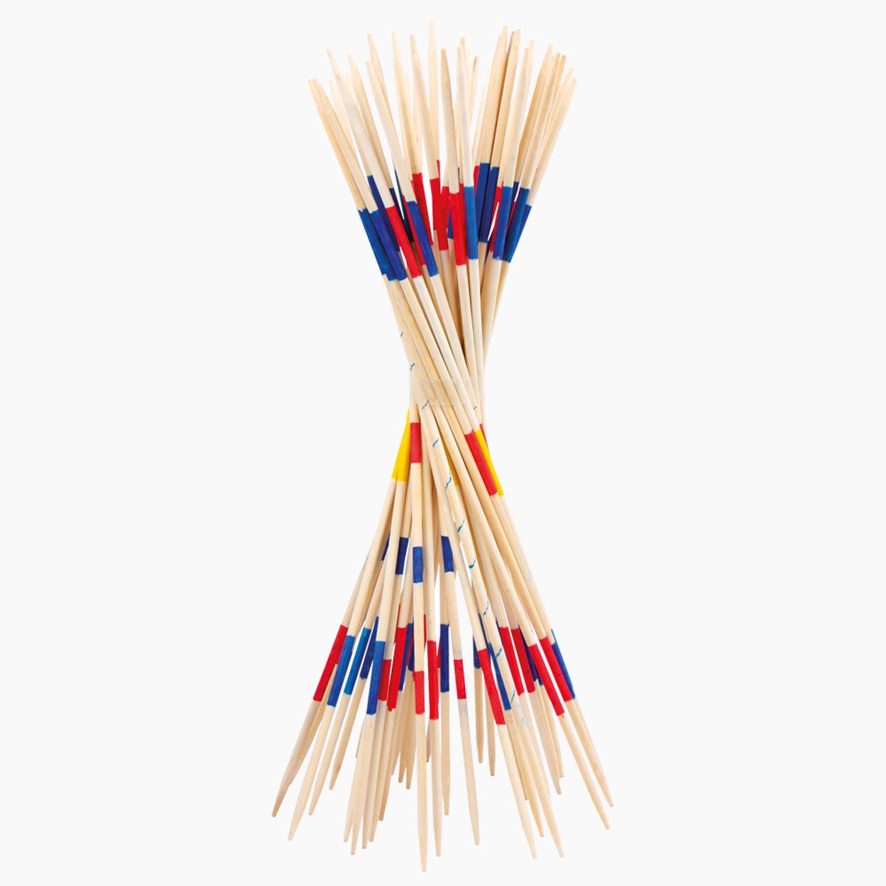 goki Spielesammlung Mikadospiel im Baumwollbeutel, kinderspiel, hochwertiger Ausführung in 46 cm Länge