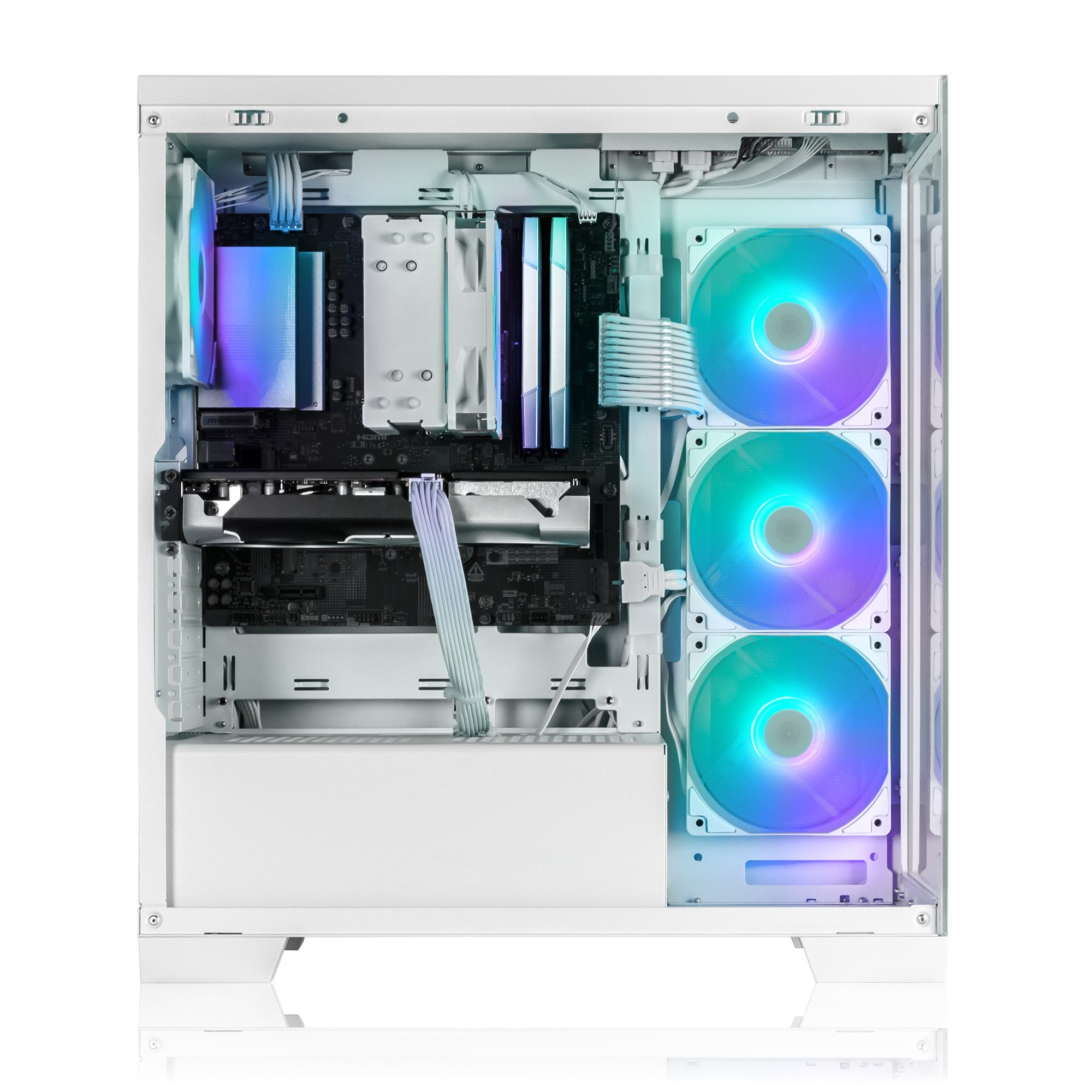 AurumPC R7 7800X3D mit RTX5070 12GB und 32GB DDR5 RAM White Edition Gaming-PC (AMD Ryzen 7 7800X3D, GeForce RTX 5070, 32 GB RAM, 1000 GB SSD, Luftkühlung, Windows 11, WLAN)