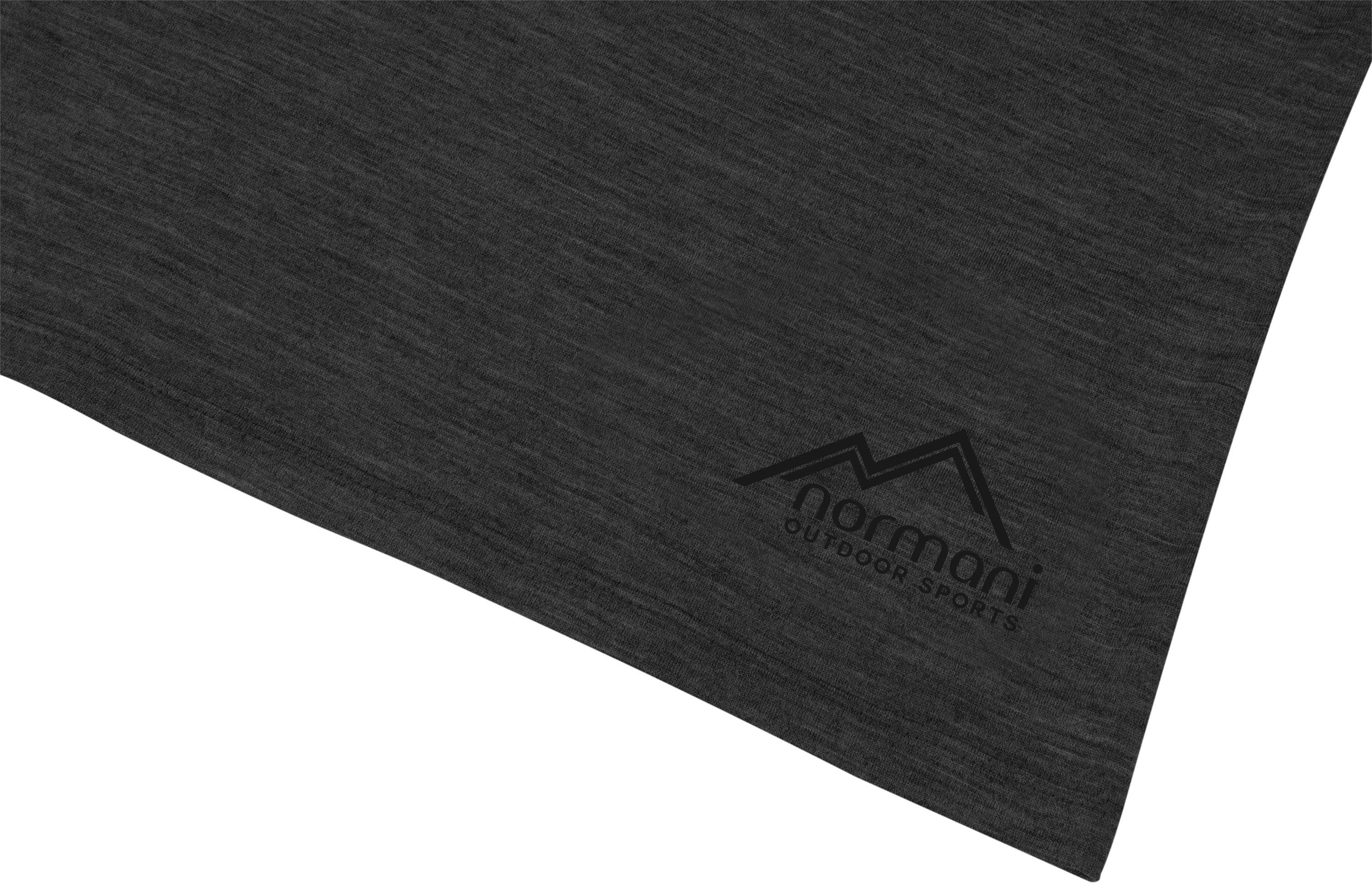 normani Langarmshirt Herren Merino Langarm mit 1/4 Zipper Canberra Merino Winter Outdoor Ski Pullover - Aus Merinowolle – Bild 5 von 5
