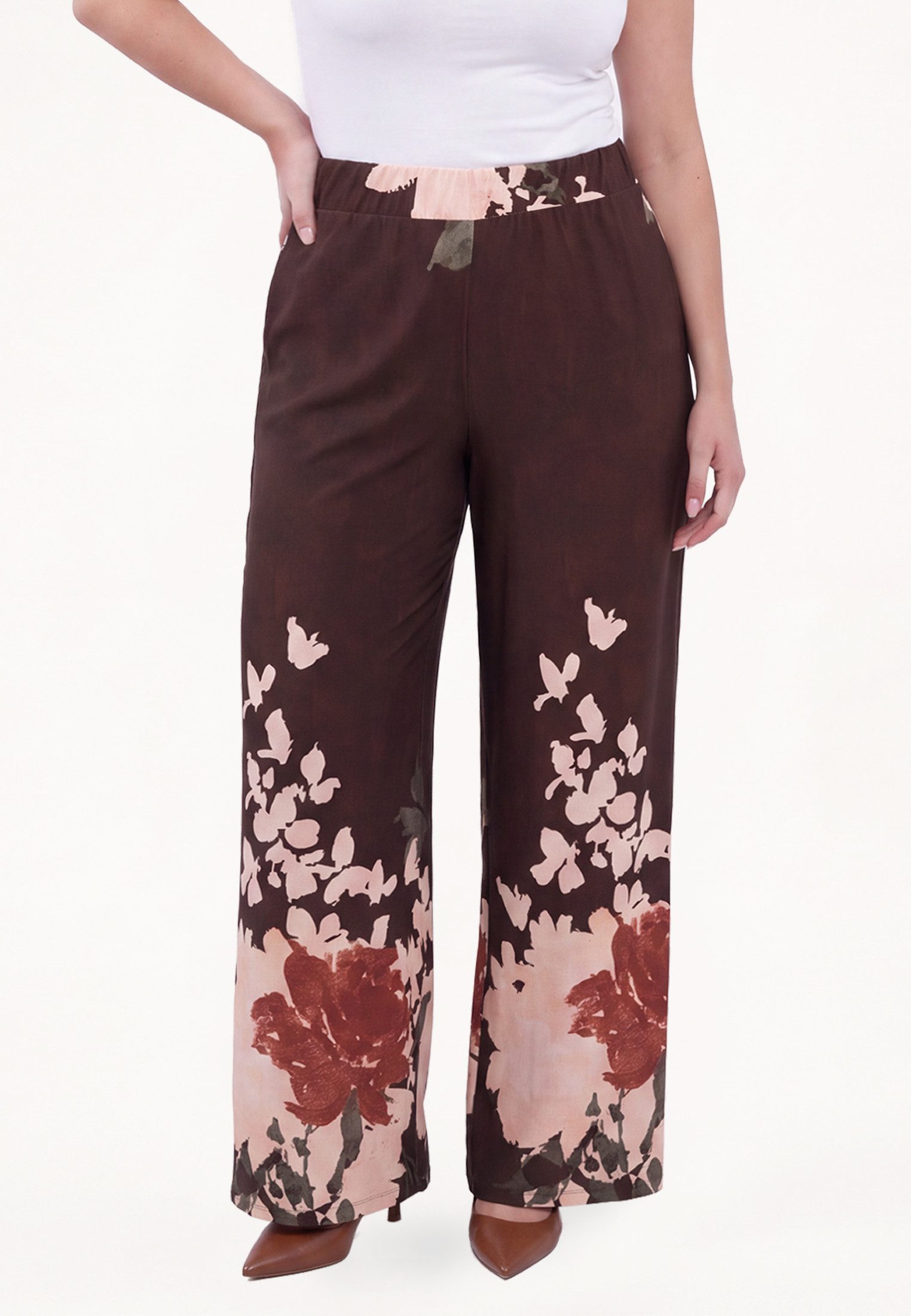 YOEK Bootcuthose Damen Hose Flare Fit
