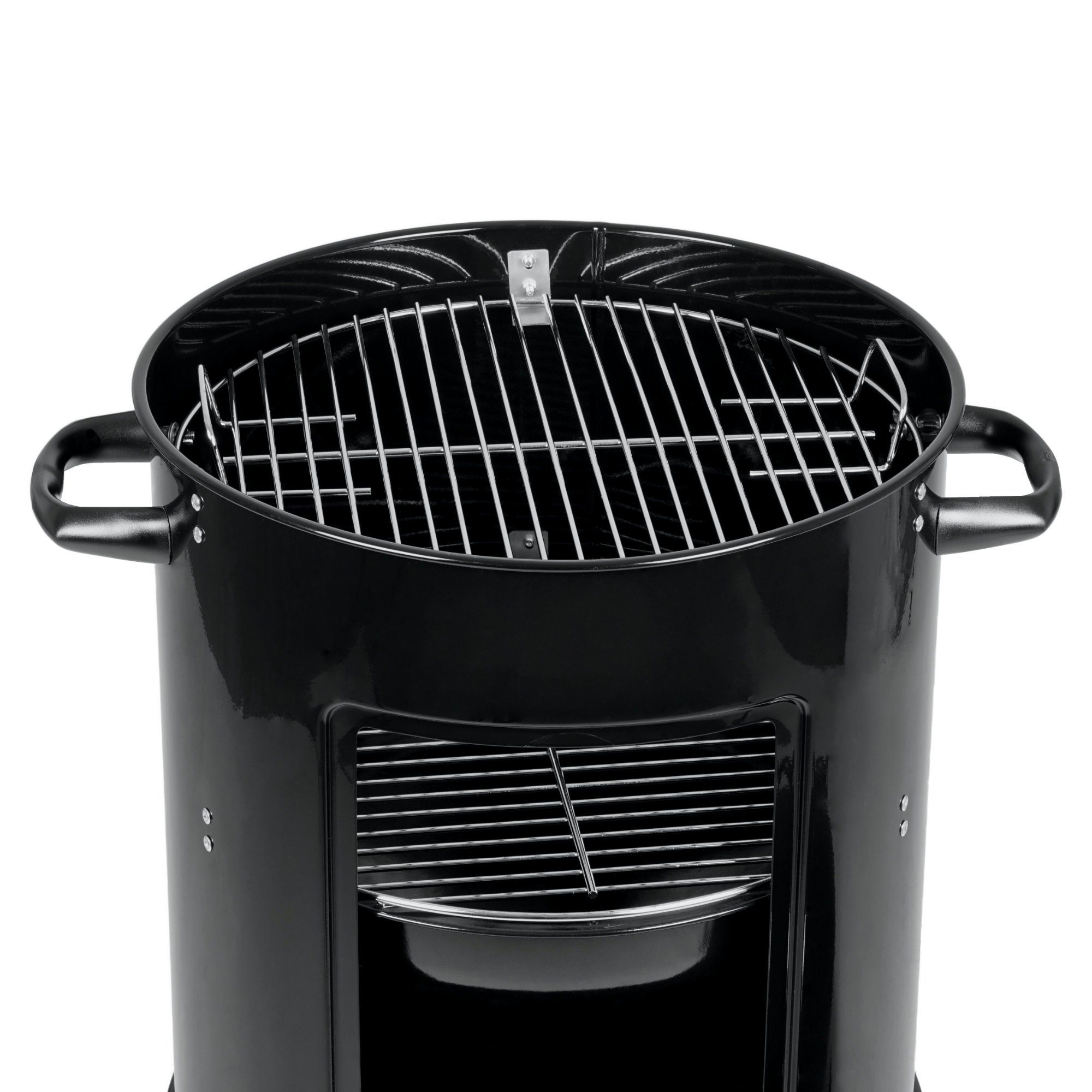 BBQ-Toro Räucherofen Räuchertonne Oak Ø 47 cm, Räucherofen BBQ Smoker Holzkohlegrill – Bild 5 von 5