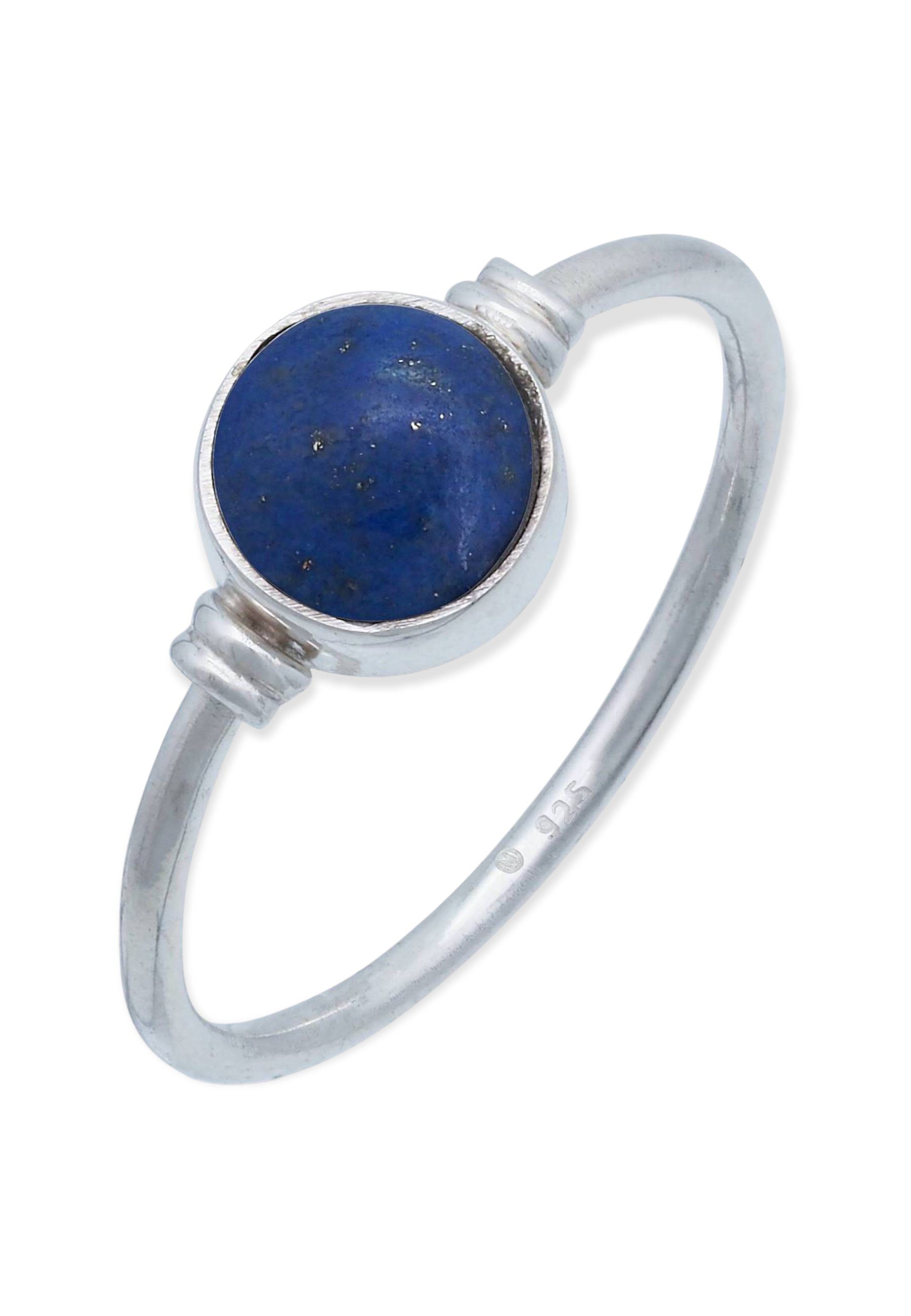 mantraroma Silberring 925er Silber mit Lapis Lazuli