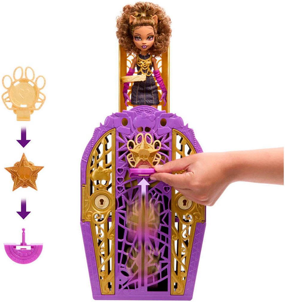 MonsterHigh™ Anziehpuppe Verborgene Schätze, Clawdeen günstig online kaufen