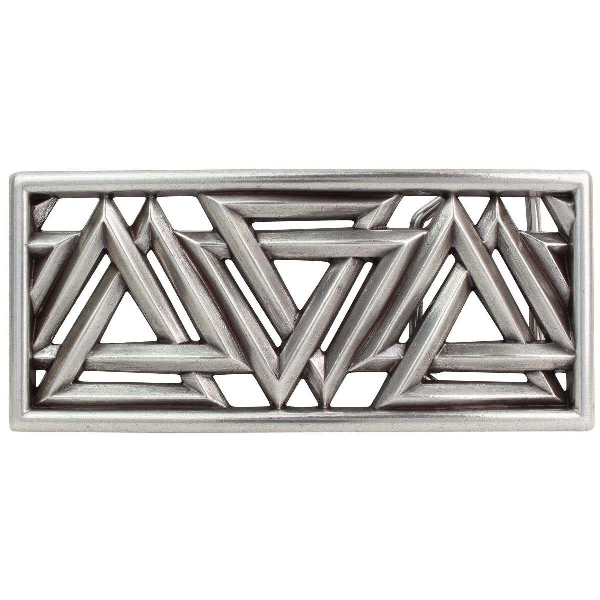 40mm Gürtel - cm Gürtelschnalle Triangles Wechselschließe BELTINGER - Buckle 4,0 Gürtelschließe