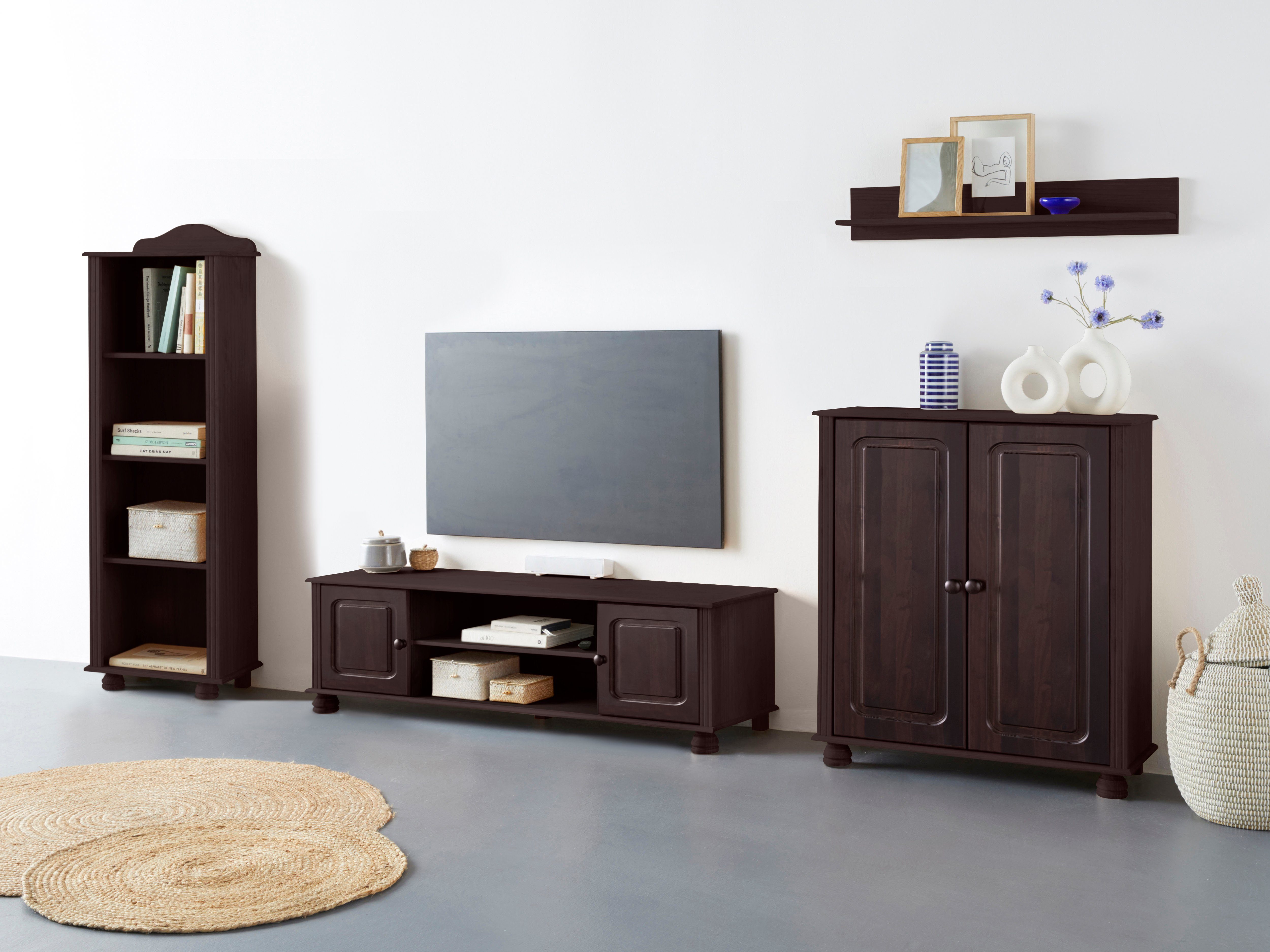 Home affaire Wohnwand Mette, (3-St), 1 Midischrank, 1 Bücherregal und 1 Low günstig online kaufen