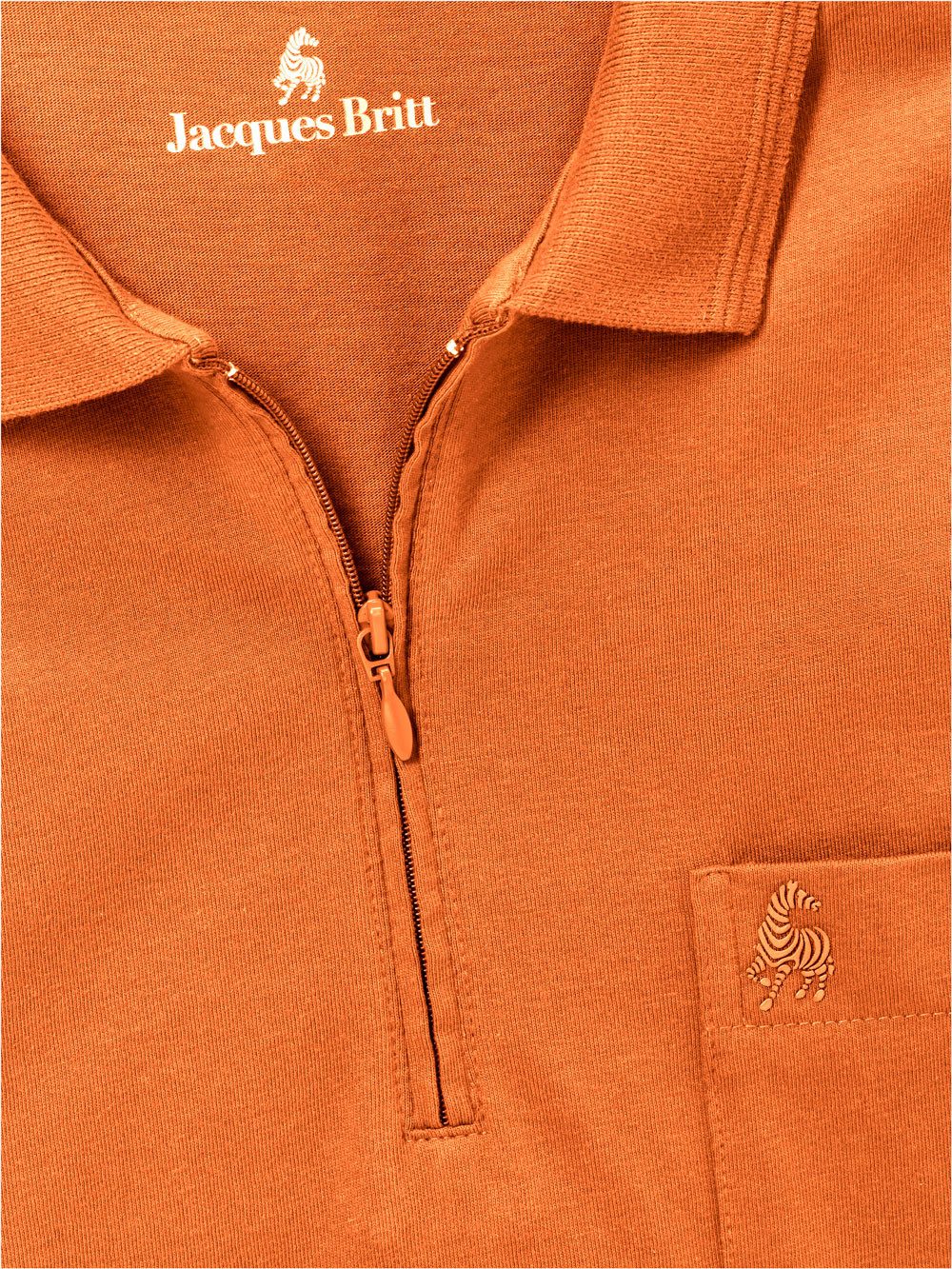 Jacques Britt Langarm-Poloshirt Superweich mit hohem Baumwoll-Anteil