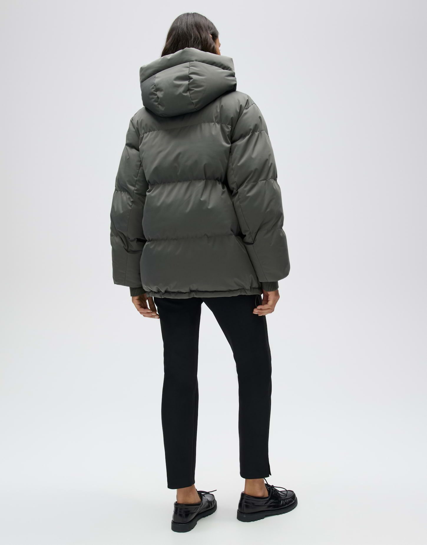 OPUS Wintermantel Hilena aus fließender Webware Weite Passform für stilvolle und bequeme Alltagslooks