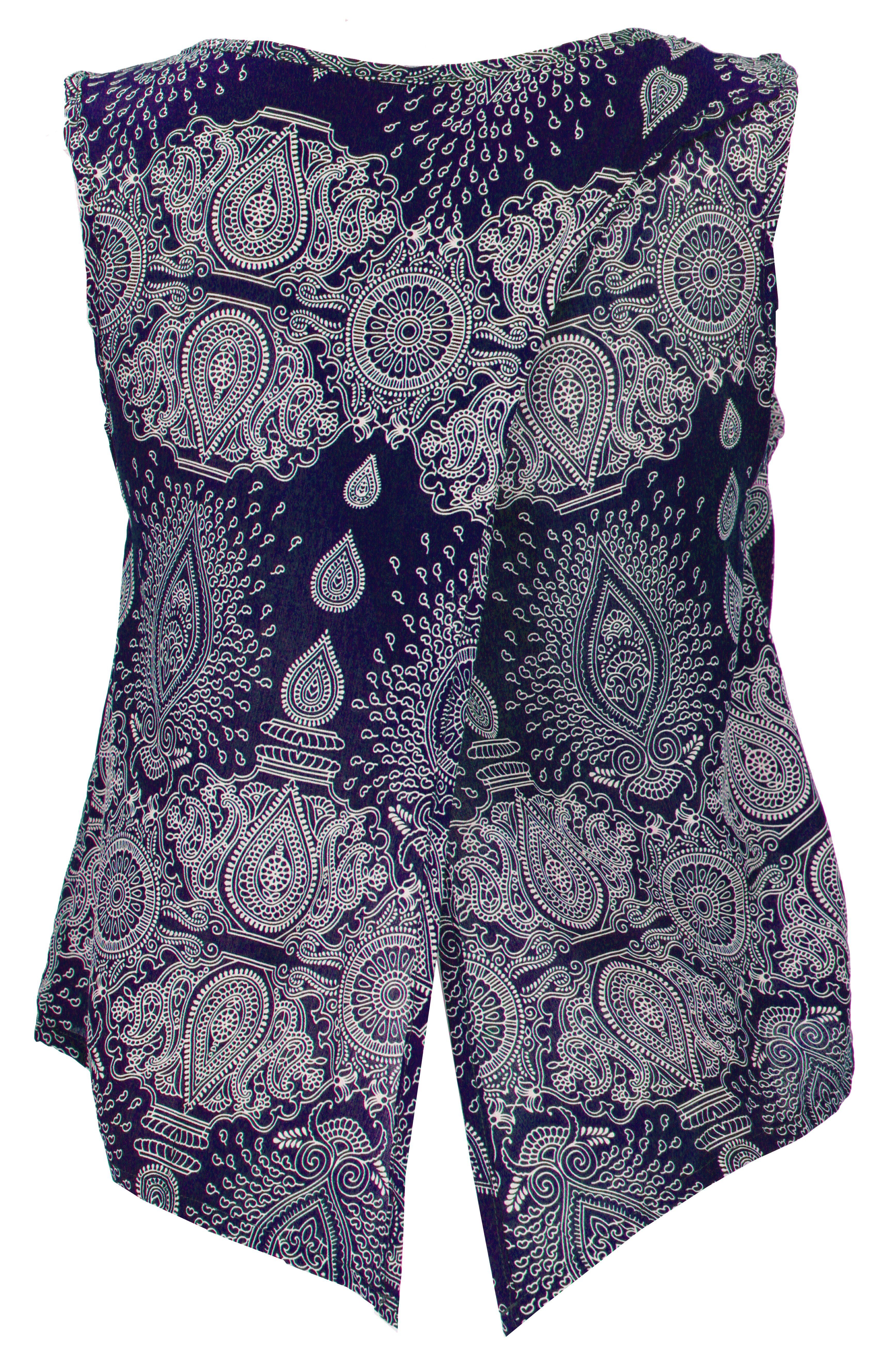 Guru-Shop T-Shirt Boho Sommertop mit offener günstig online kaufen