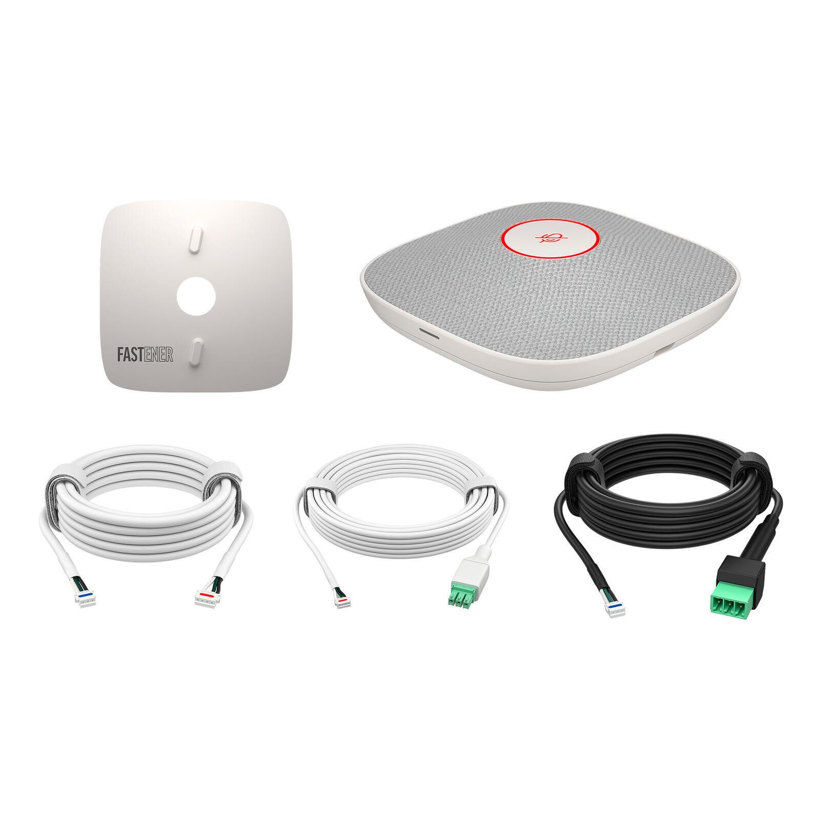 Polycom Streaming-Mikrofon HP Poly Studio A2-Tischmikrofon (weiß) mit Montage