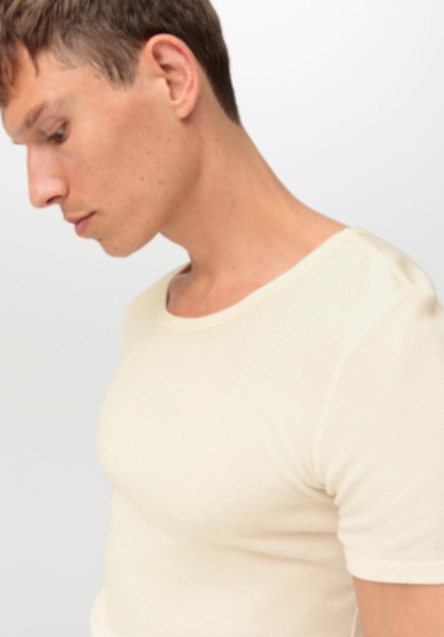 Hessnatur Unterhemd aus reiner Bio-Baumwolle, 2er-Pack
