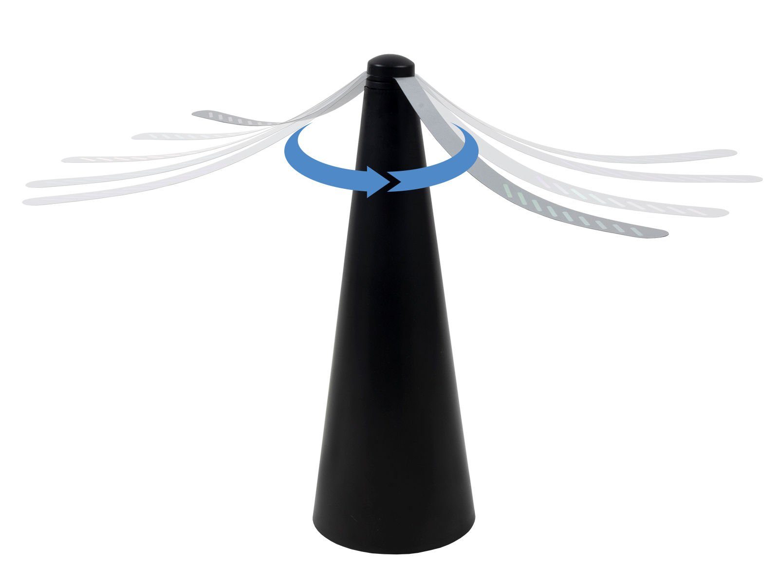 Spetebo Fliegenwedler Fliegenwedler schwarz 26 - cm Abwehr - Insekten