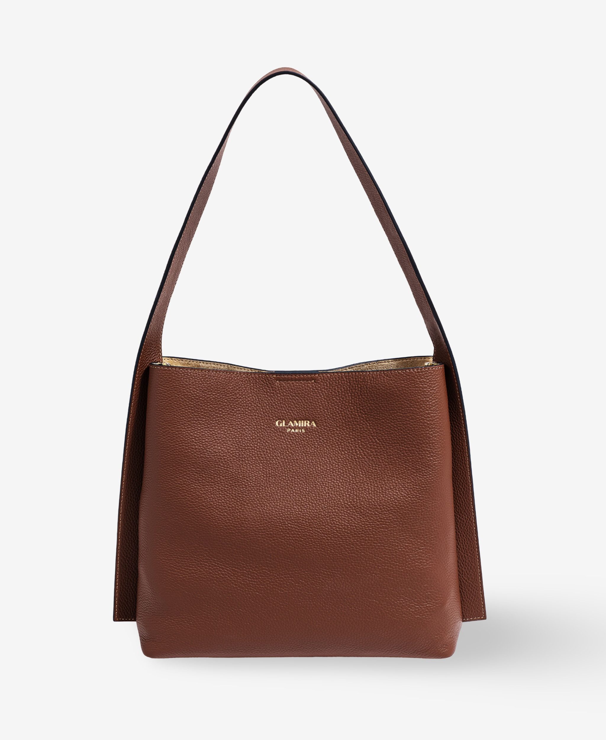 GLAMIRA Shopper UrbanSphere Brauner Shopper (1-tlg), echt Leder, mit geräumigem Hauptfach