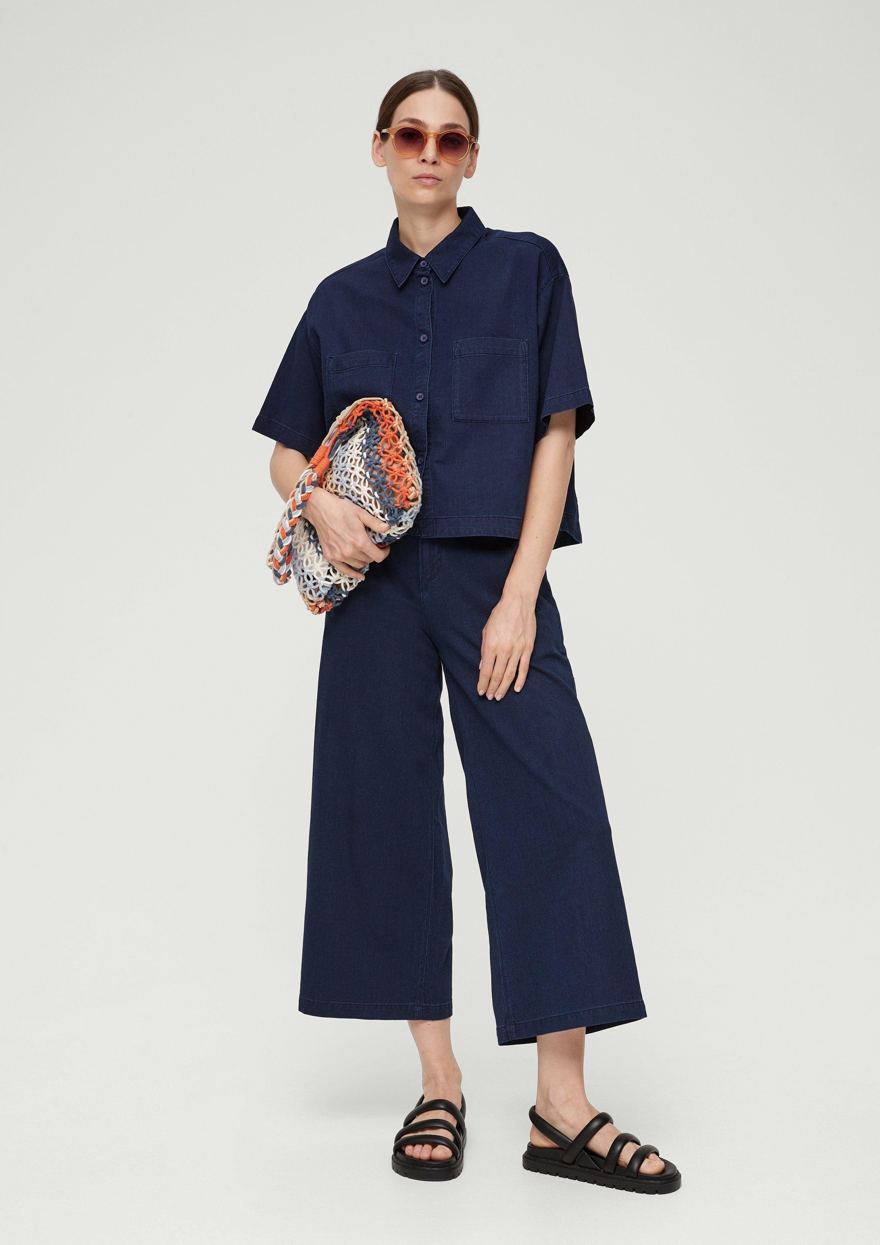 s.Oliver 7/8-Jeans Jeans-Culotte Suri / Regular Fit / High Rise / Wide Leg