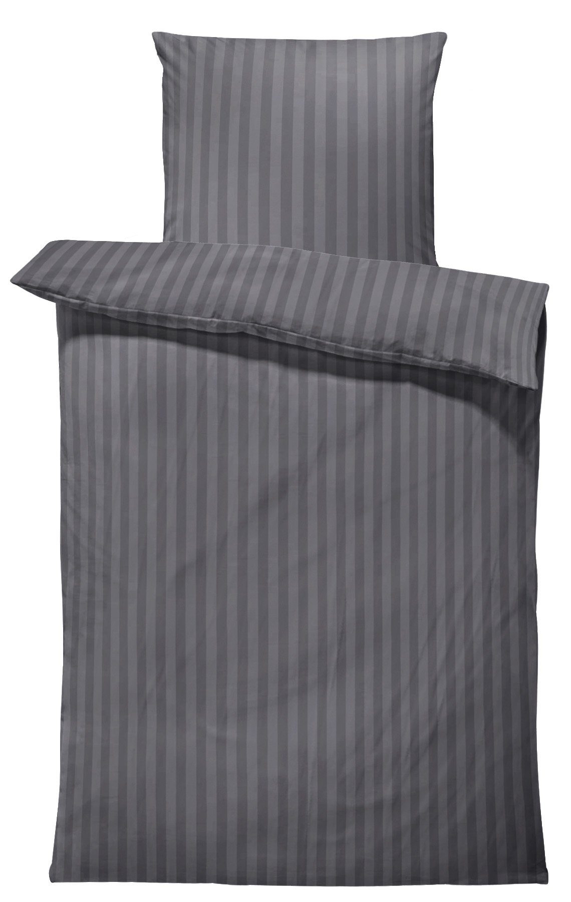 One Home Bettwäsche Damast, Mikrofaser, gestreift und elegant, 2 teilig