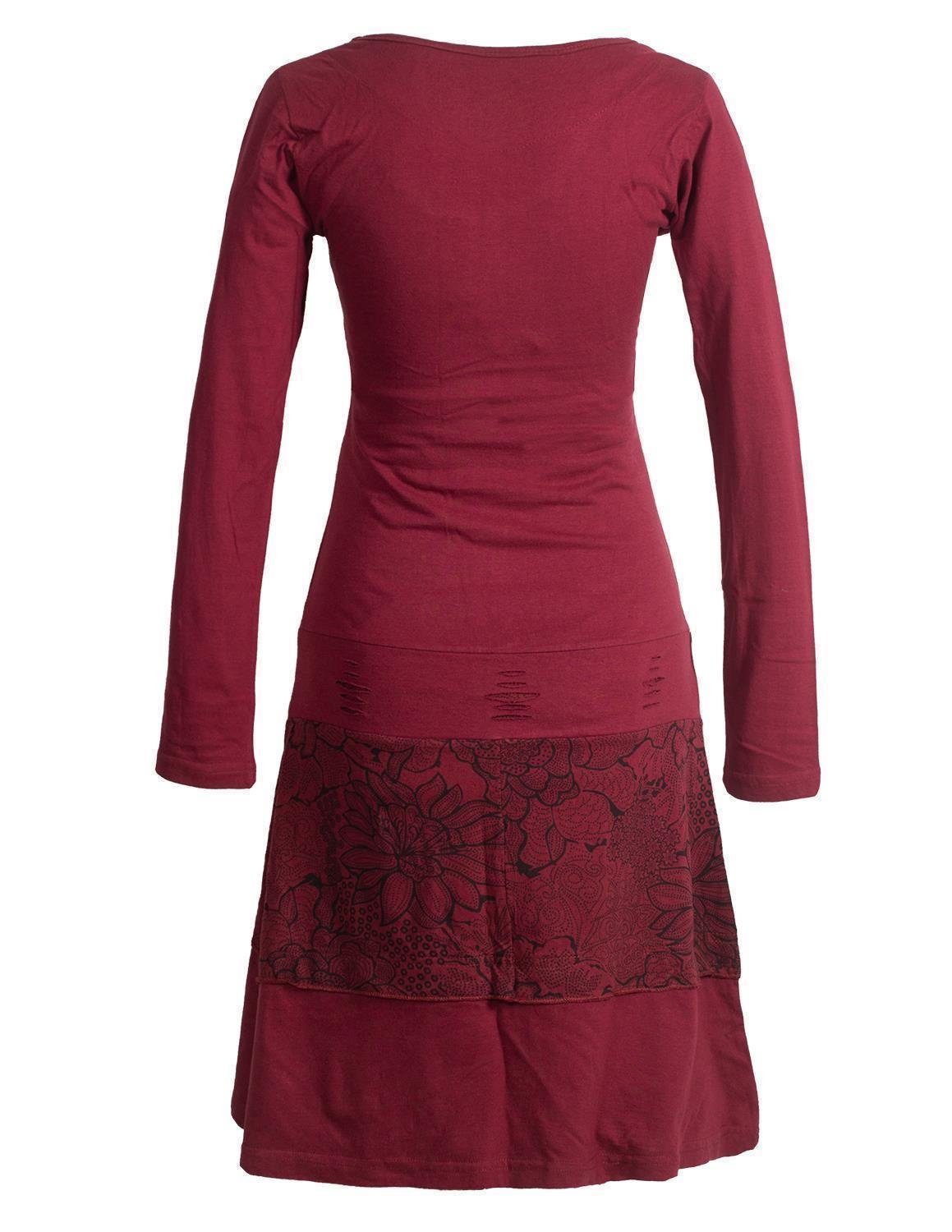 Vishes Jerseykleid Lagenlook Langarm Kleid mit günstig online kaufen