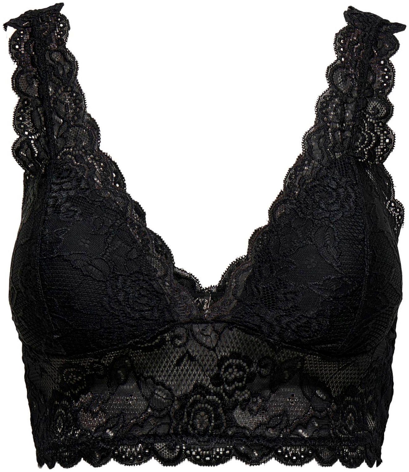 ONLY Spitzentop ONLCHLOE LACE BRA black