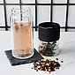 Navaris Trinkflasche, Teeflasche aus Glas mit Edelstahl Sieb - 240ml Tee Flasche Teekanne to go - Teebecher Teebereiter aus Borosilikatglas mit Hülle, Bild 2