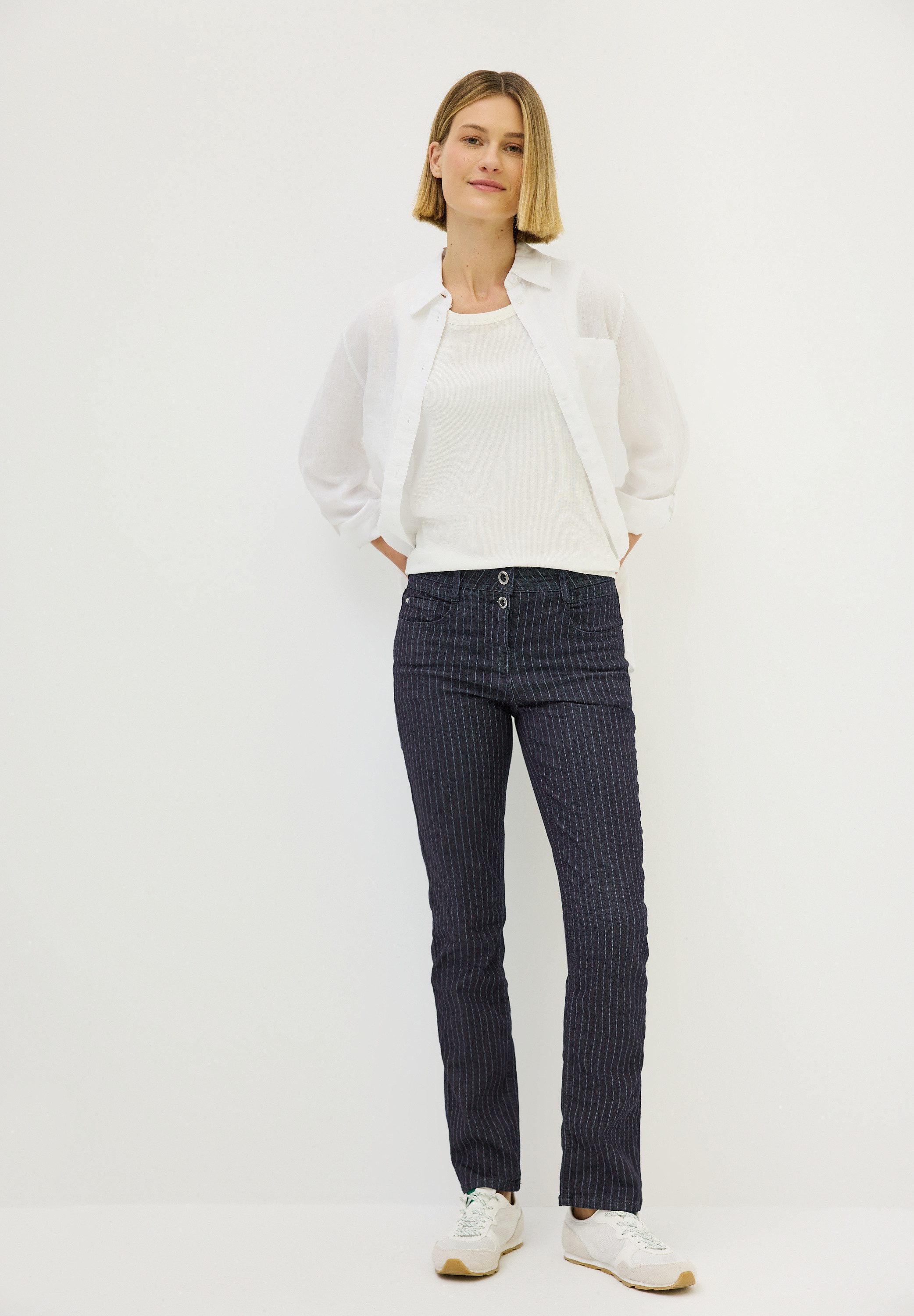 CECIL Slim-fit-Jeans aus Baumwolle mit Stretchanteil
