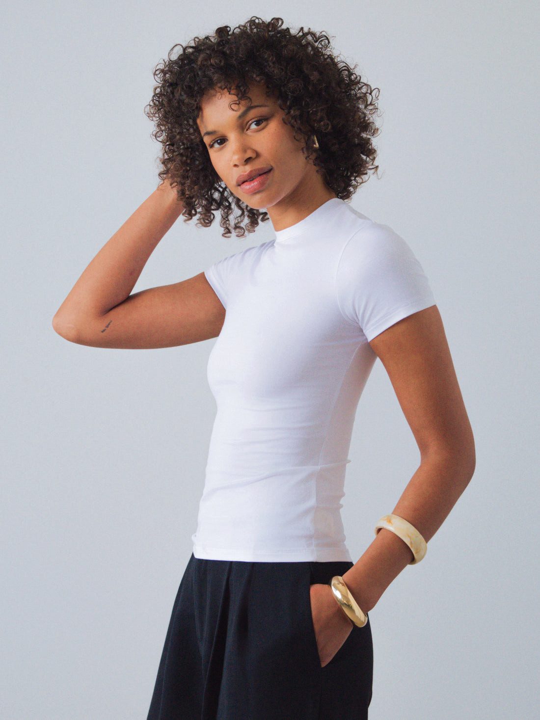 HONEST BASICS T-Shirt Slim Fit aus Bio- und recycelter Baumwolle