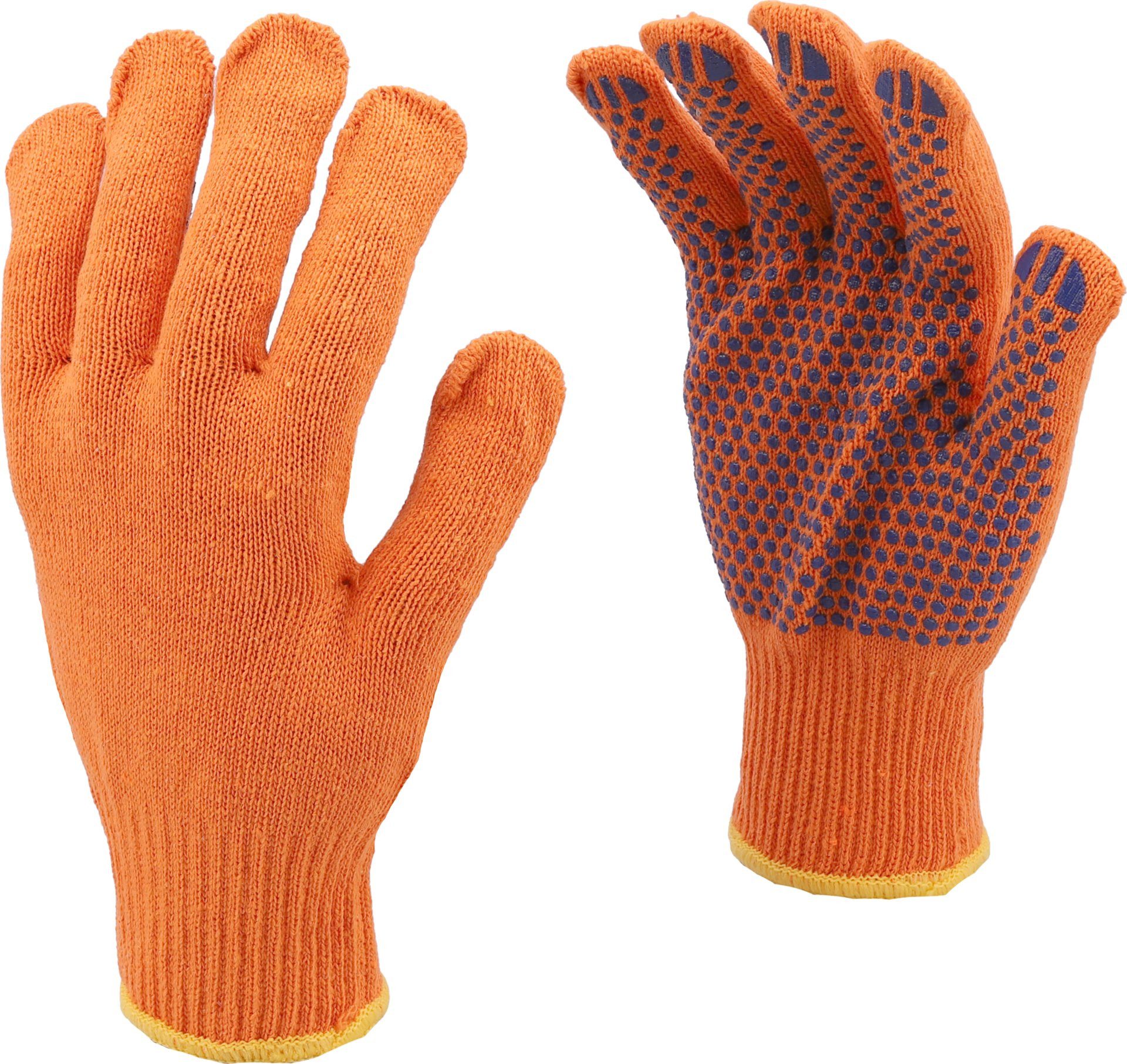 TRIZERATOP Arbeitshandschuhe Arbeitshandschuhe, Gartenhandschuhe, Baumwolle, mit PVC-Noppen Gr. 8 (Arbeitshandschuhe, Gartenhandschuhe, Baumwolle, mit PVC-Noppen Gr. 8) Markenqualität