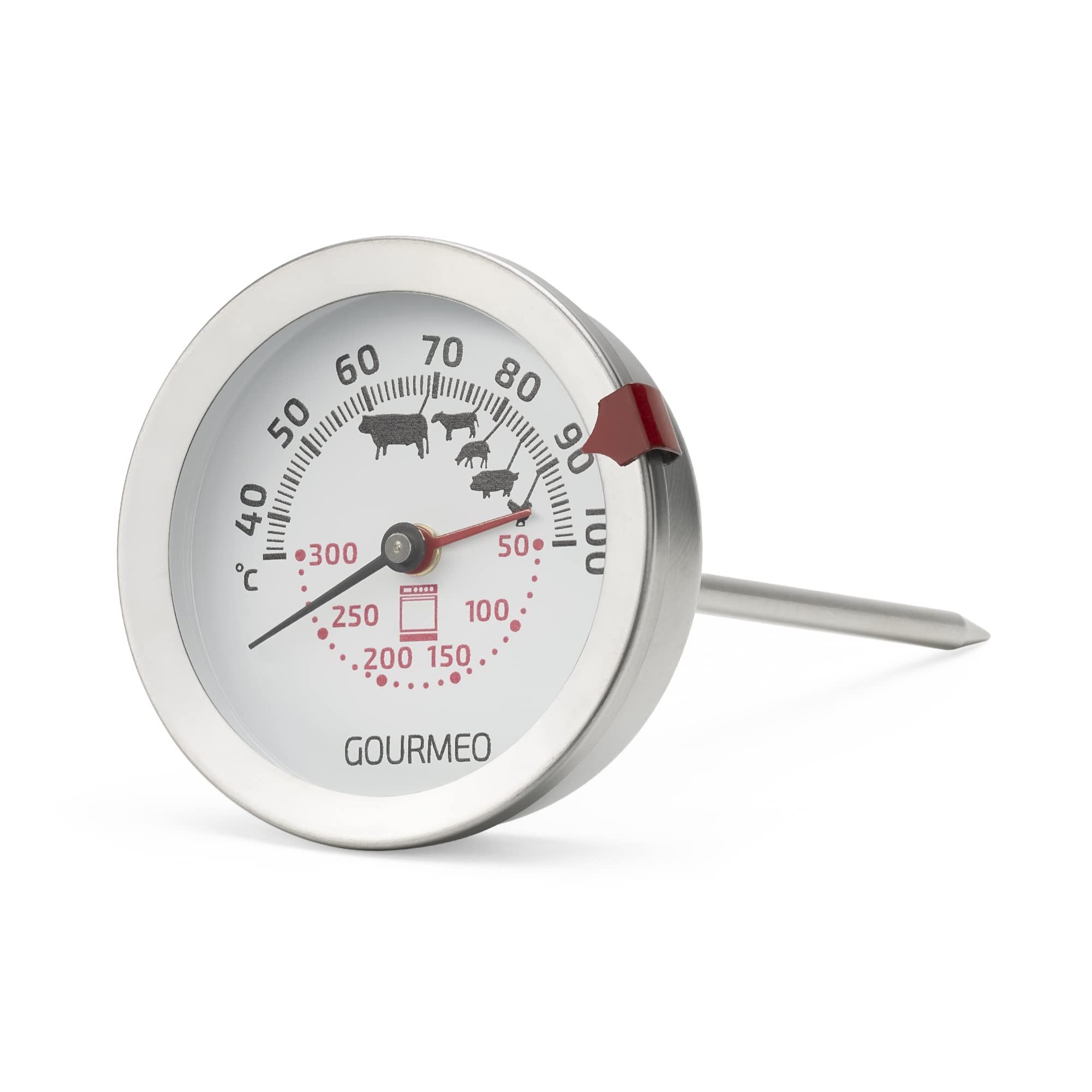 Kochthermometer 2in1 Thermometer für Fleisch und Ofen