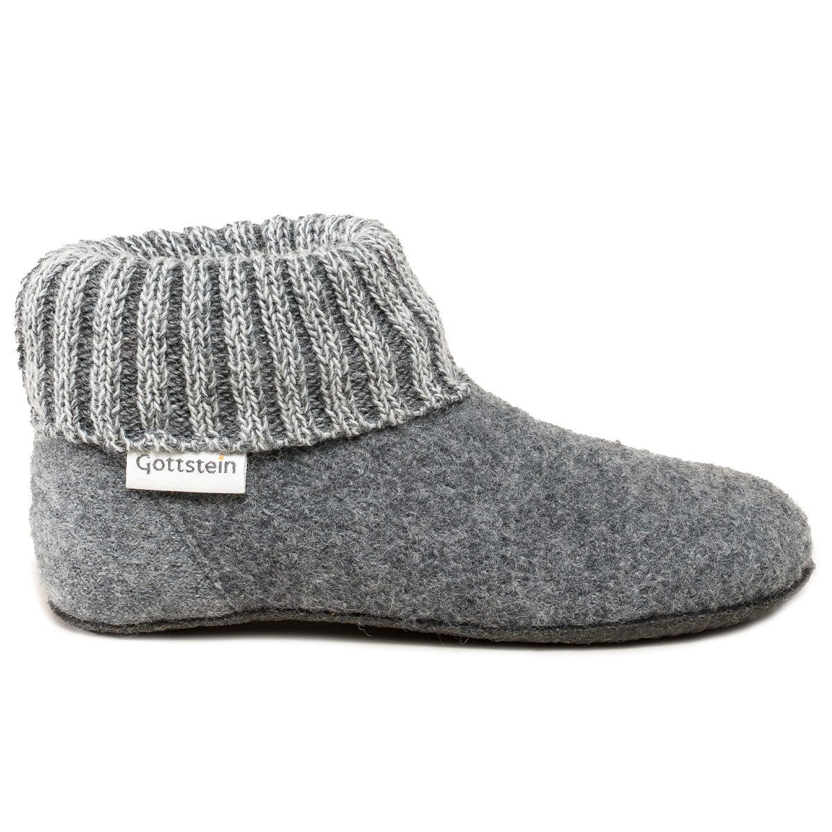 Gottstein Alpine Boot FE Hüttenschuhe (1-tlg) Hüttenschuh - Hausschuh mit optimaler Passform, Rutschfeste Sohle