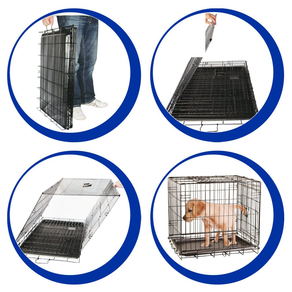 Pawise Hundezwinger Wire Dog Crate M