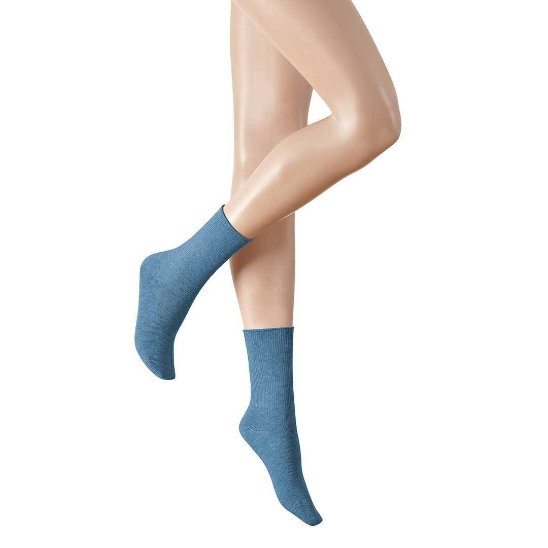 Hudson Basicsocken Relax Soft (1-Paar) Druckfreie Носки ohne Gummifäden