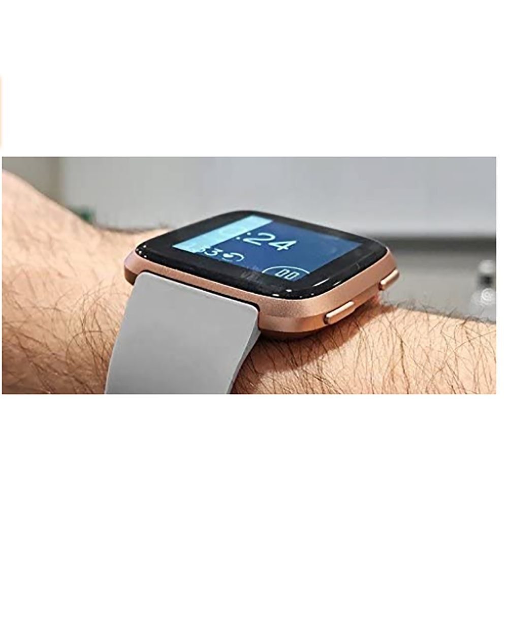 Uhrenarmband,Watchband,Armband,Uhrenarmbänder, Versa/2/Lite, Grau Schwarz mm, Für Smartwatch-Armband Silikon, Versa-Armband, 22 Diida Fitbit Fitbit
