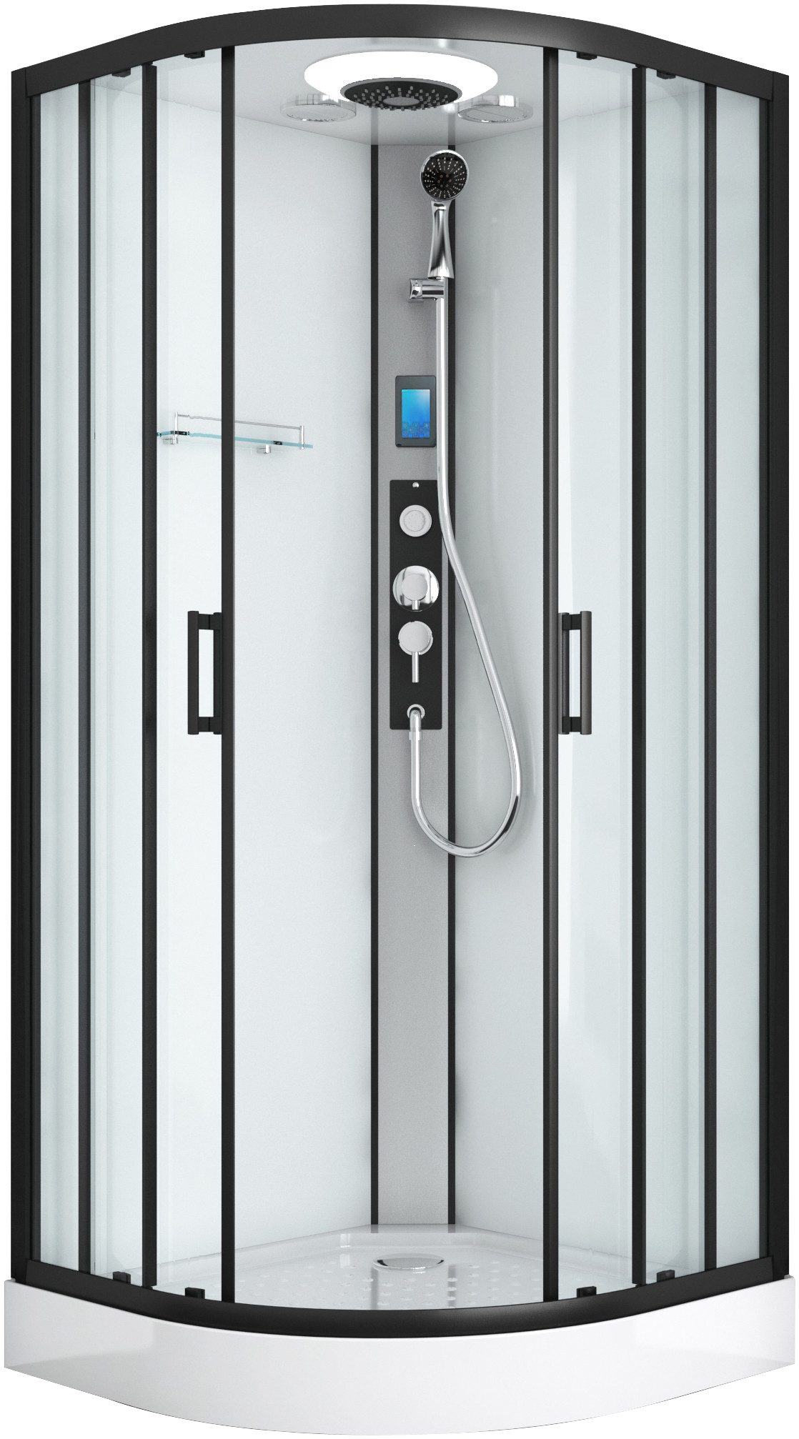 Sanotechnik Komplettdusche AUSTIN, BxT: 90x90 cm, Sicherheitsglas, LxBxH: 90x90x215cm