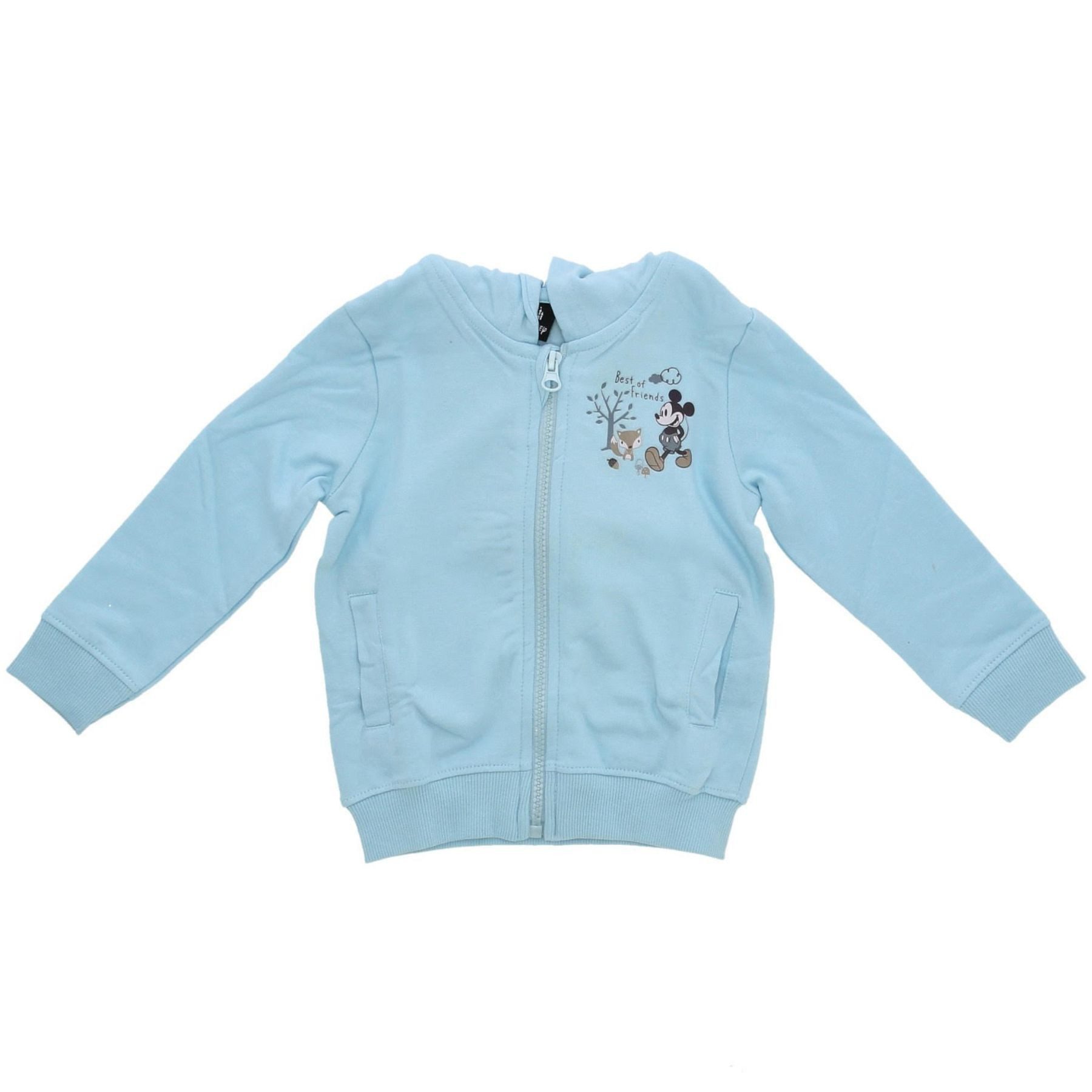 Disney Mickey Mouse Sweatjacke Baby Sweatjacke mit Kapuze aus Baumwolle – weicher Hoodie für Kinder