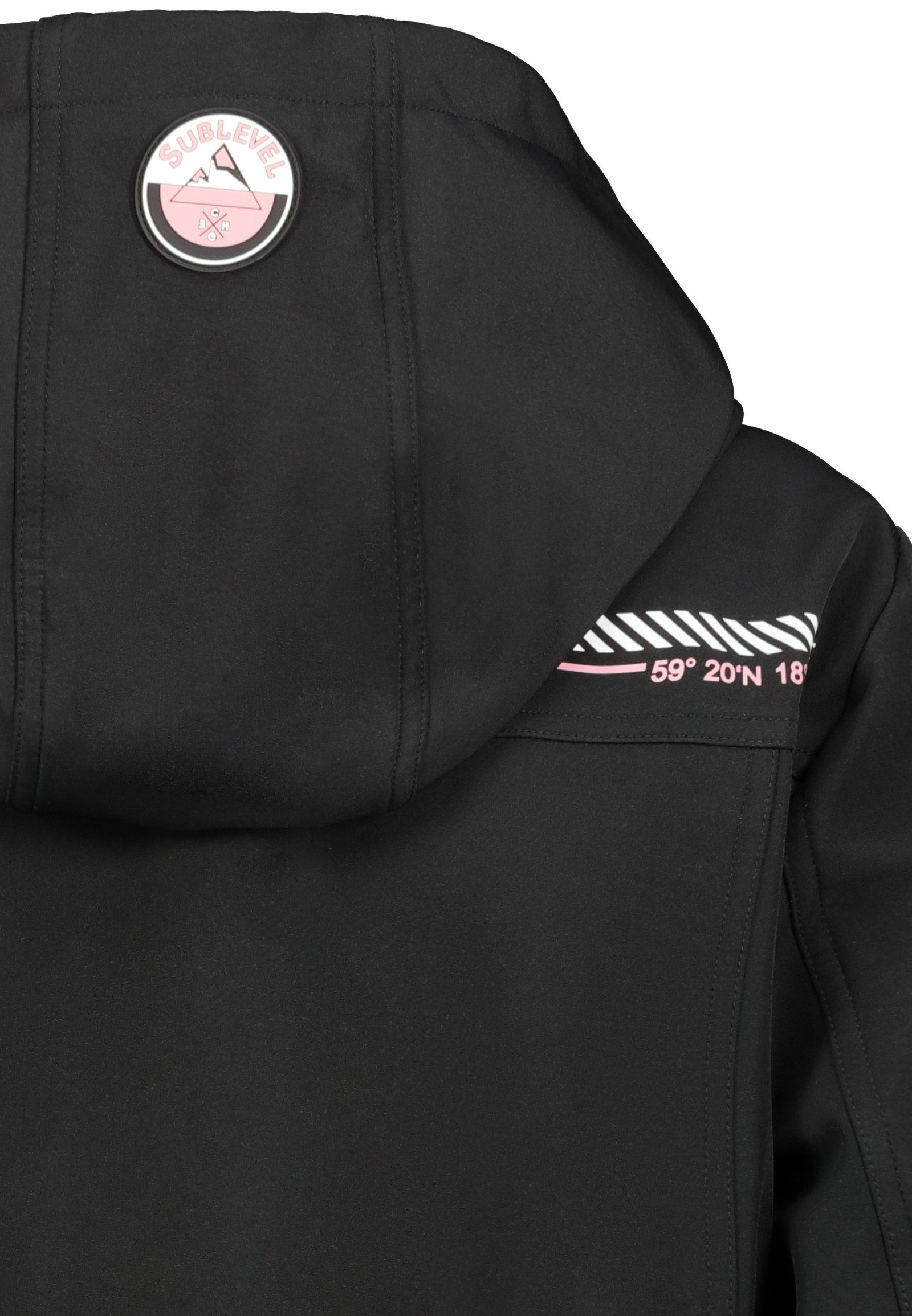 SUBLEVEL Softshelljacke Damen Herbst Winter Jacke Softshell Outdoor Regen Übergangs Jacke