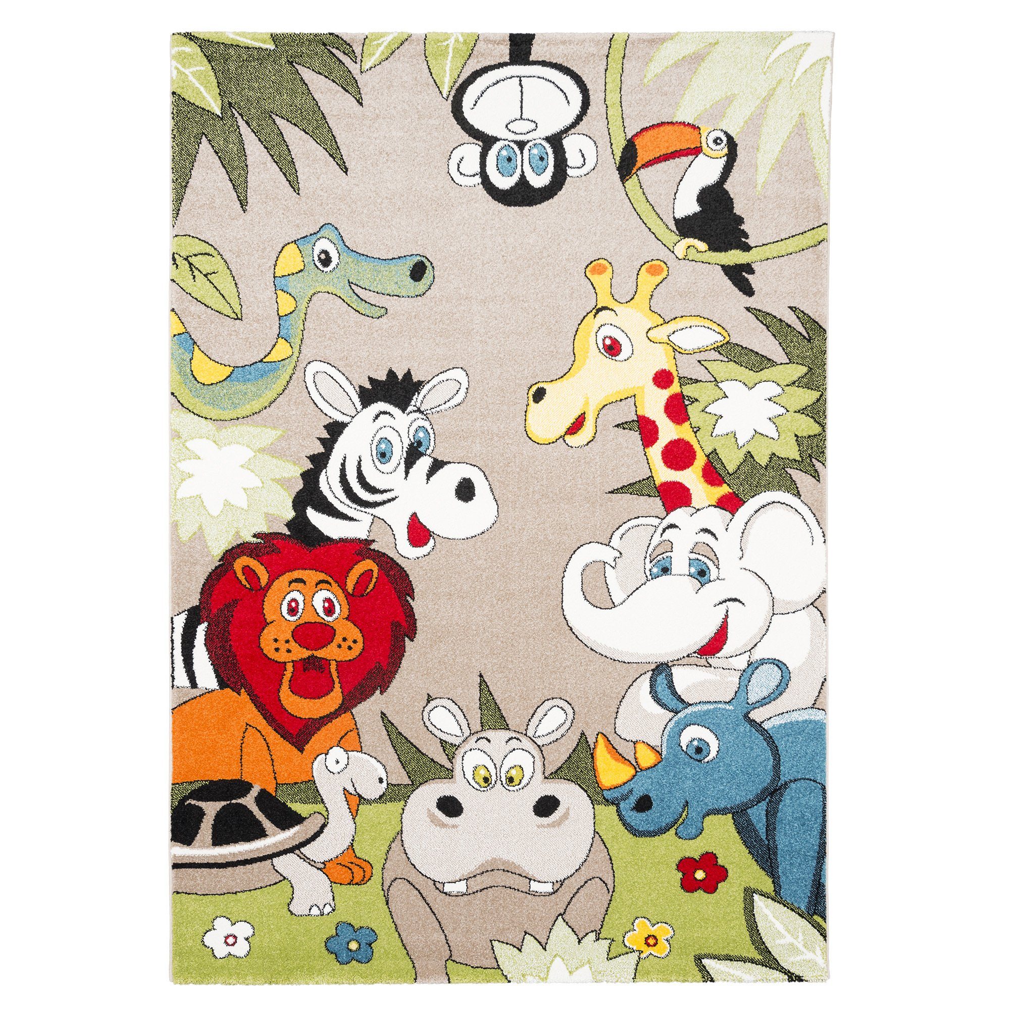Pergamon Kinderteppich Kinder Teppich Faro Safari günstig online kaufen