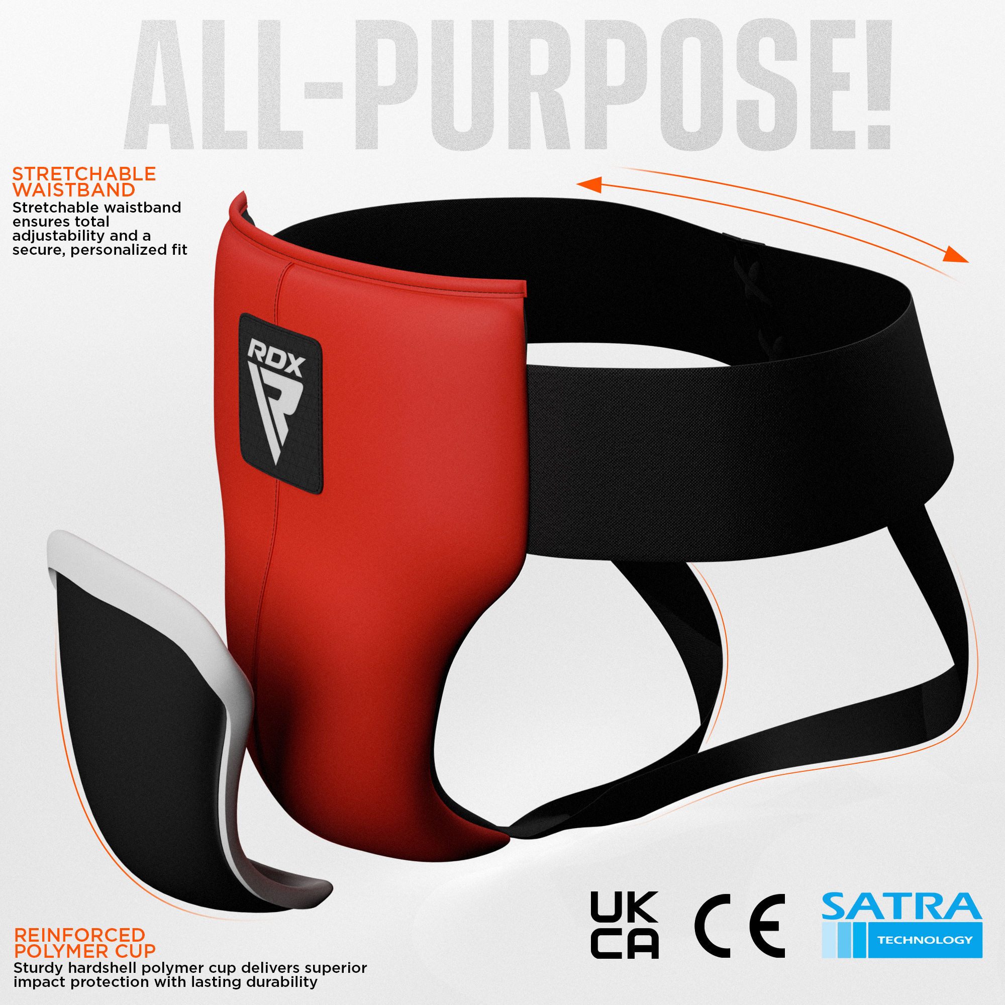 RDX Sports Tiefschutz RDX Groin Guard für Boxen Bauchschutz Muay Thai MMA Fighting Karate