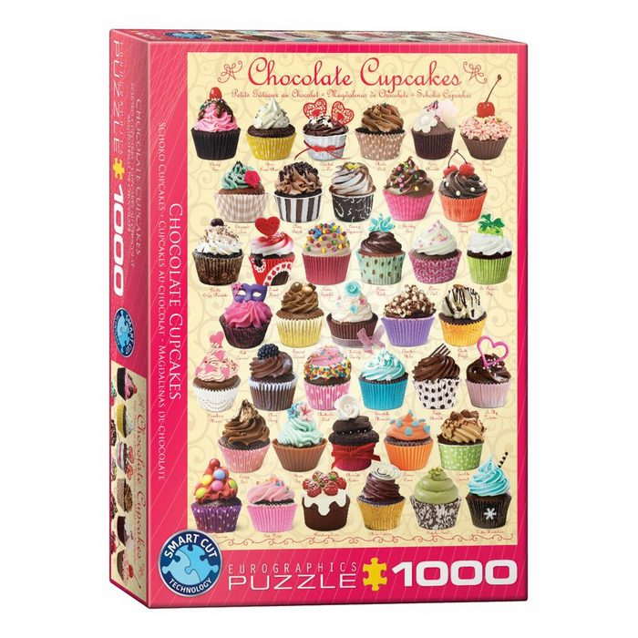 EUROGRAPHICS Puzzle Schokoladen Cupcakes 1000 Puzzleteile