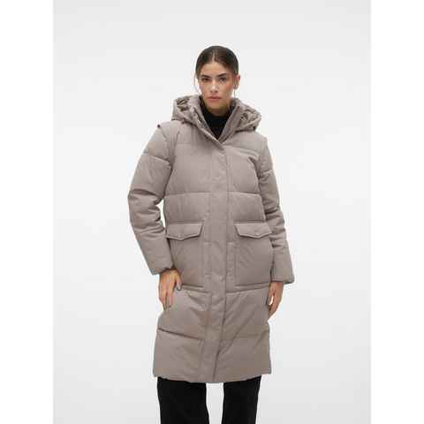 Vero Moda Steppmantel VMMADELYN LONG COAT NOOS auch als Weste tragbar