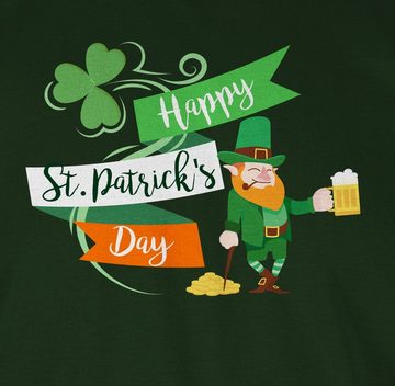 Shirtracer T-Shirt Happy St. Patricks Day Leprechaun Kobold St. Patricks Day