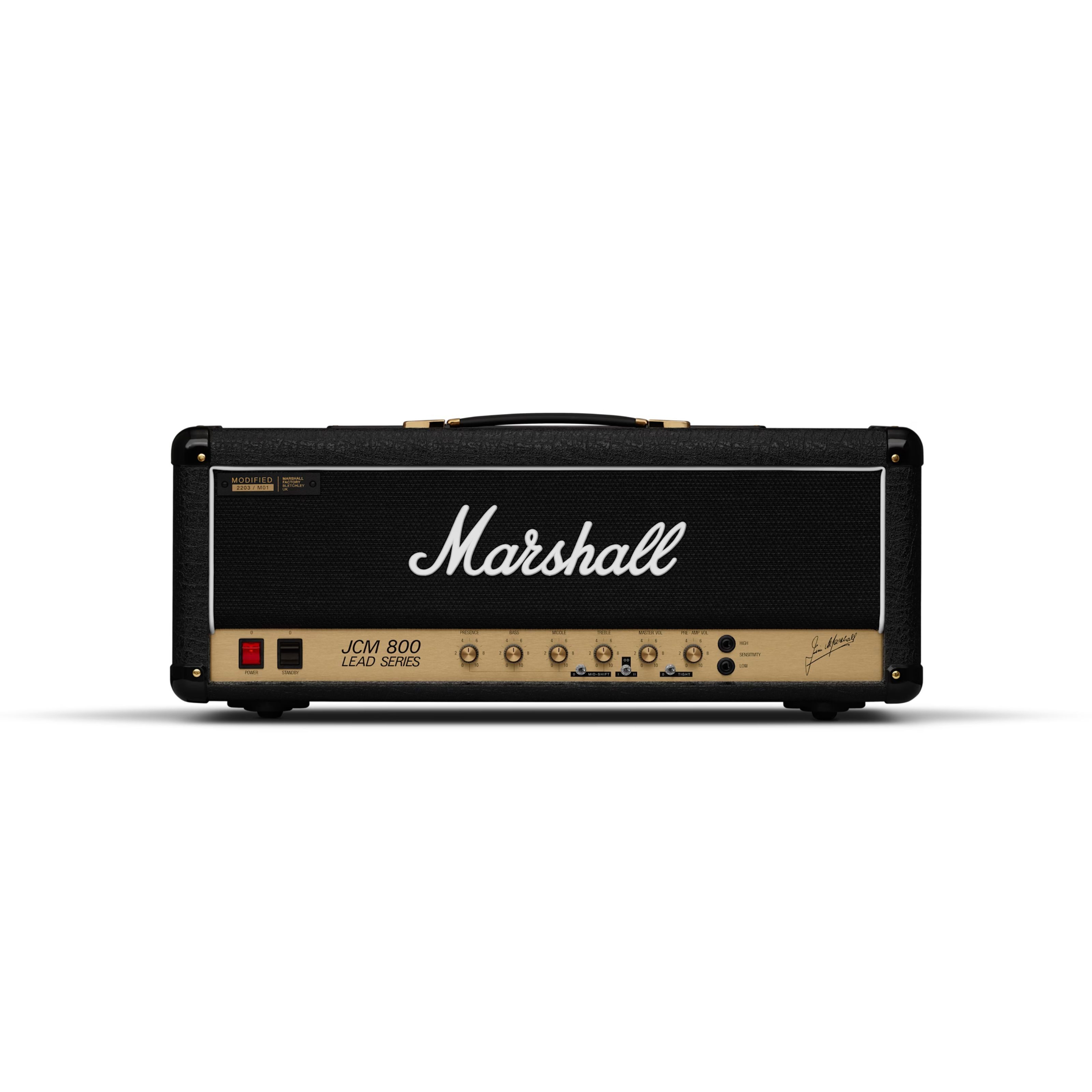 Marshall Verstärker (JCM 800 Modified - Röhren Topteil für E-Gitarre)