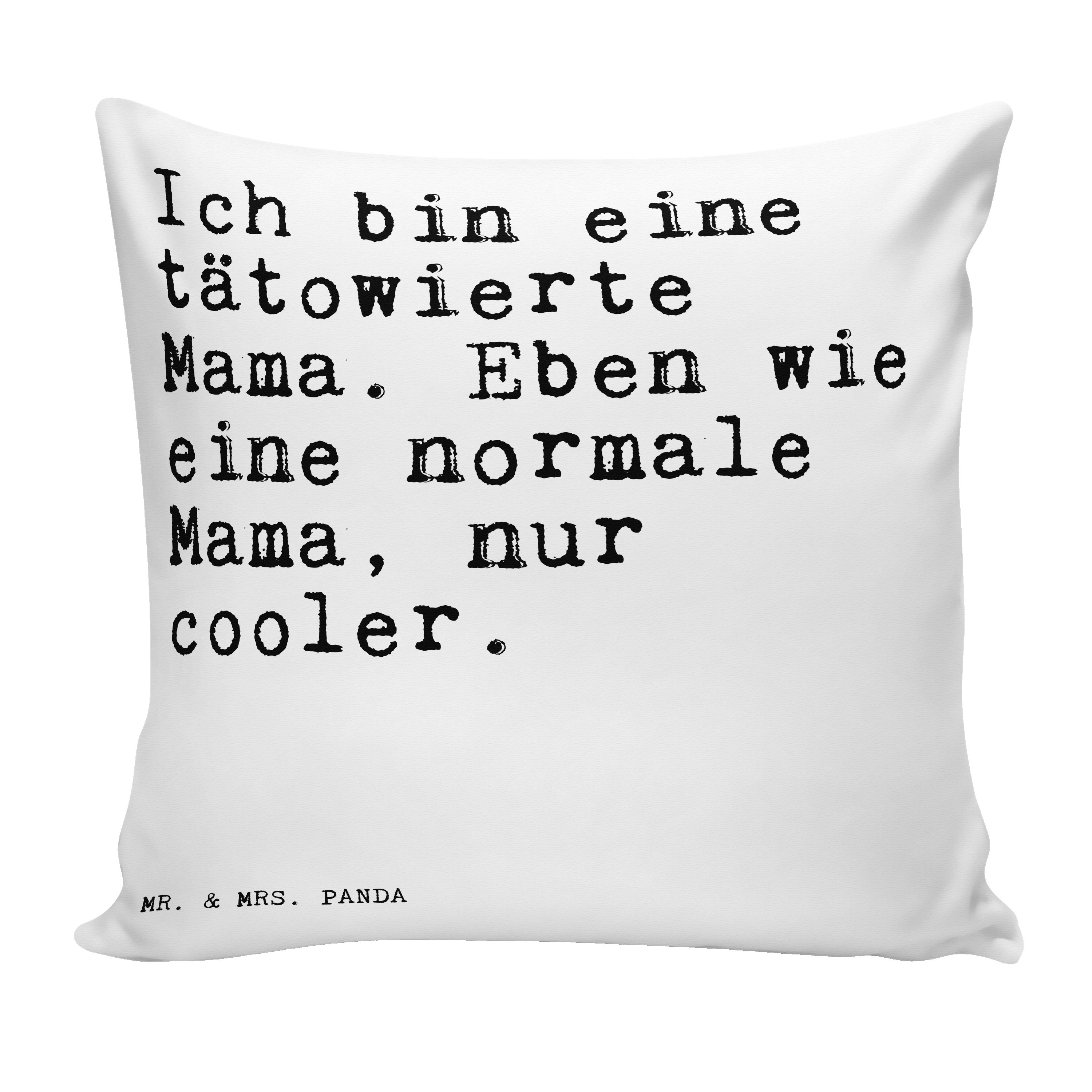 Mr. & Mrs. Panda Dekokissen »Ich bin eine tätowierte... Weiß Mutter
