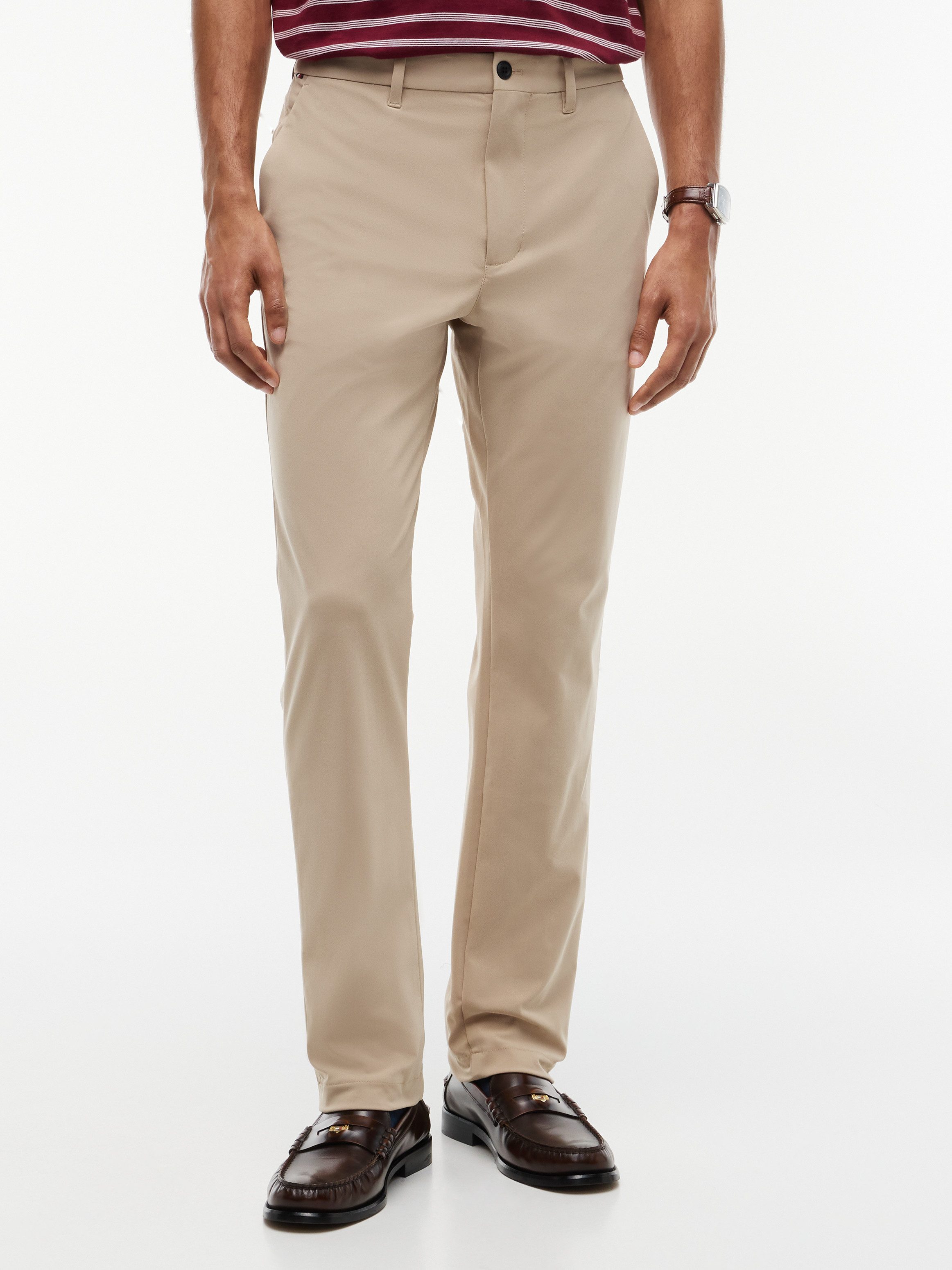 Tommy Hilfiger Chinohose DENTON feuchtigkeitsableitend, Straight Fit