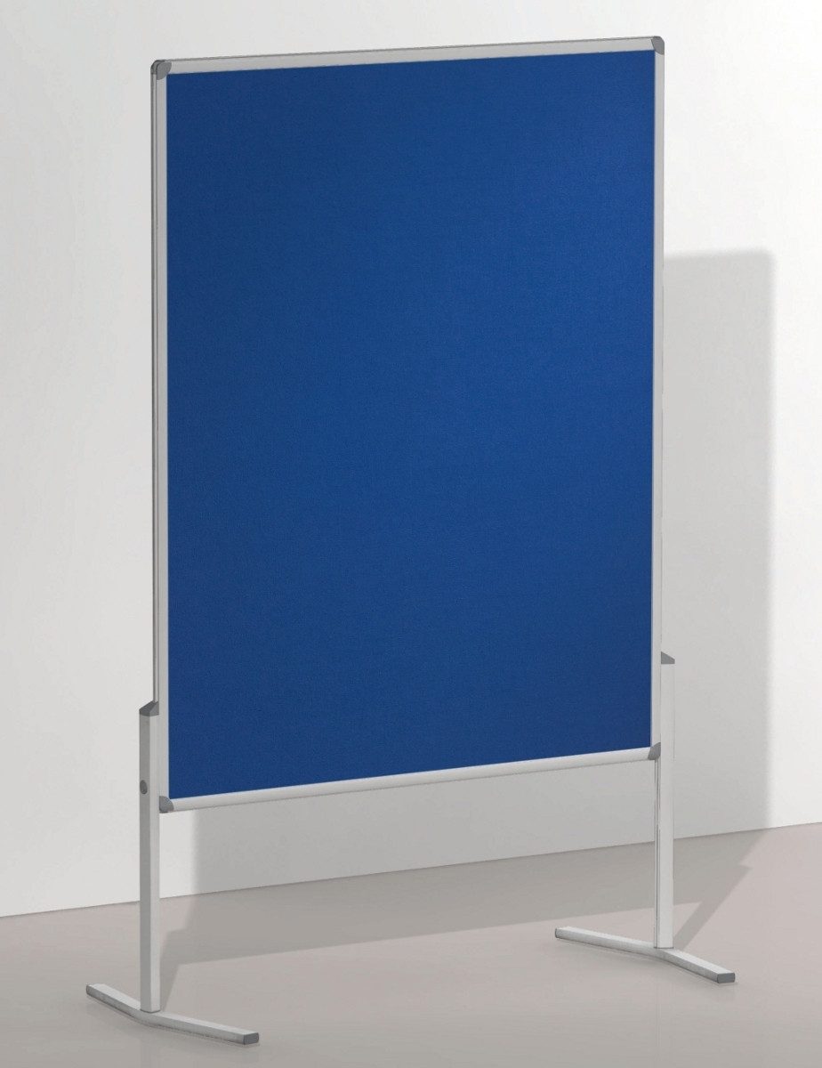 Standtafel Moderationstafel Standard Pro 120x150cm Filz blau