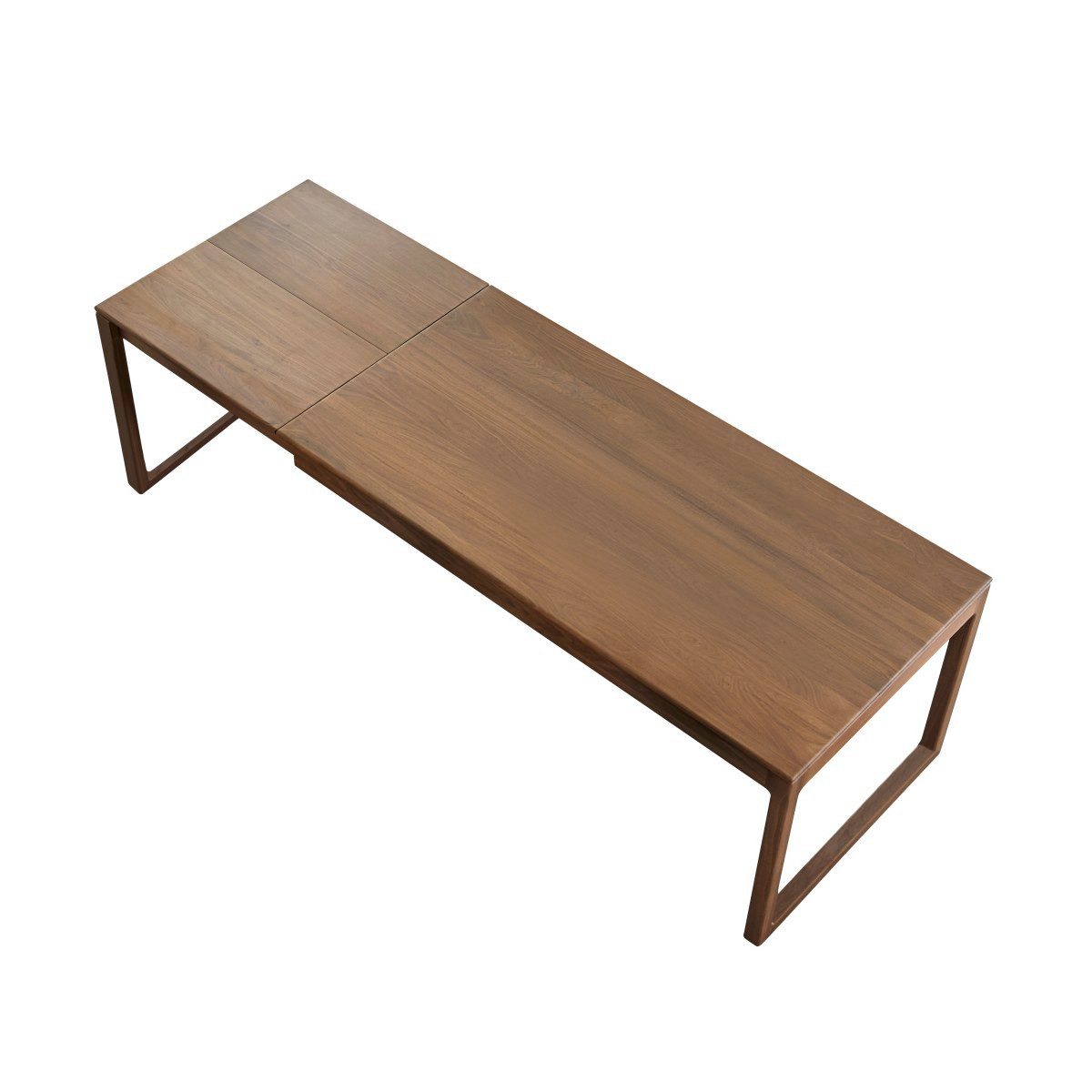 Tikamoon Esstisch Tisch Arto aus massivem Nussbaumholz, 260 x 90 cm