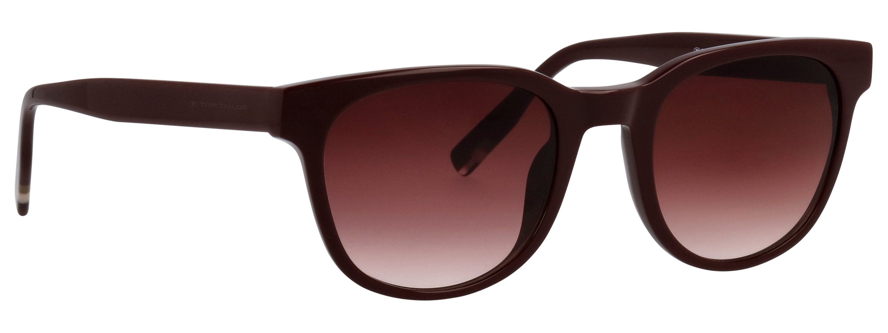 TOM TAILOR Sonnenbrille Modell 676018 Form Karree/Soft, Logoschriftzug auf Bügel, Kunststofffassung