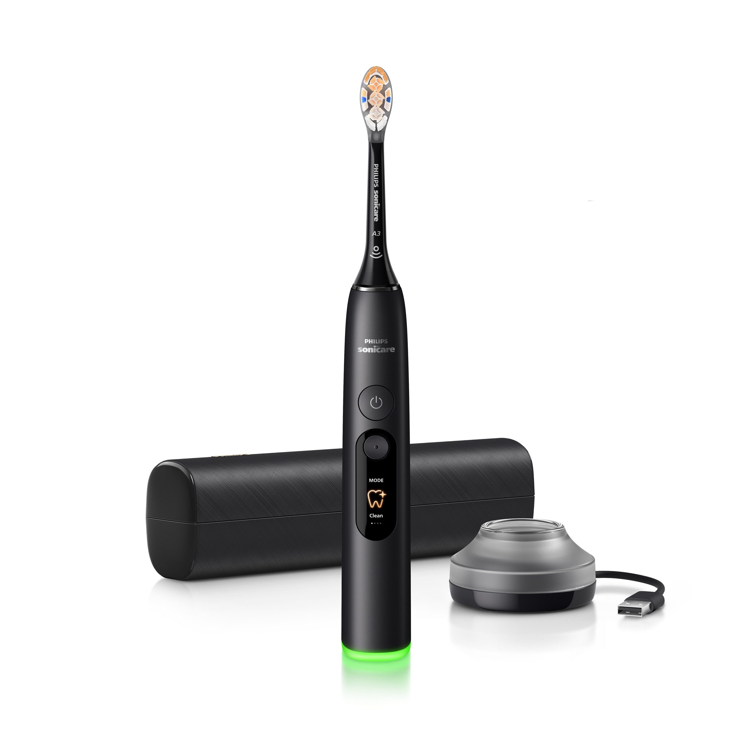 Philips Sonicare Elektrische Zahnbürste DiamondClean 8000 HX8311/12, Aufsteckbürsten: 1 St., mit intelligenter Andruckkontrolle und 3 Intensitätsstufen