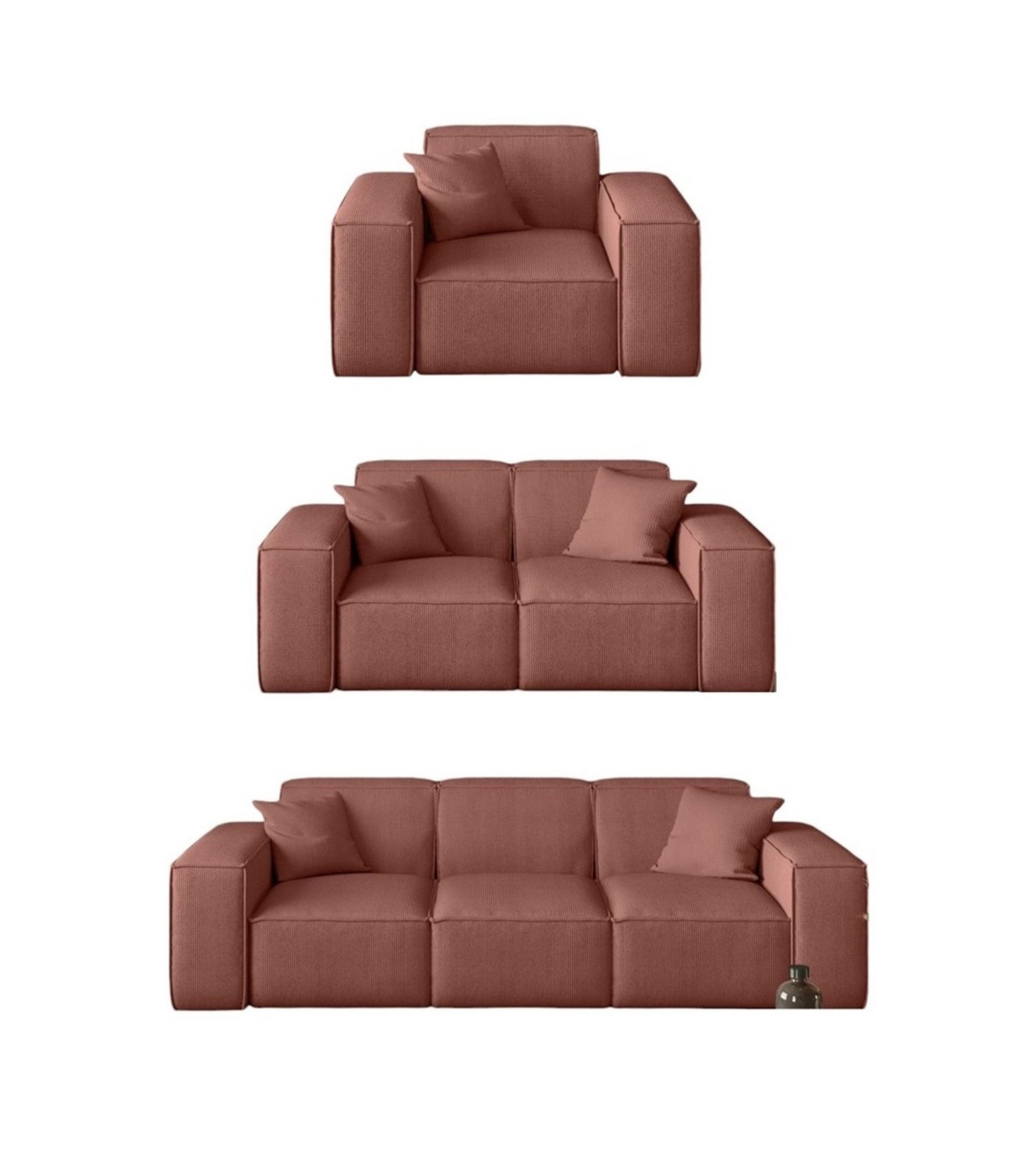 Fun Möbel Polstergarnitur Sofaset Designersofa CELES günstig online kaufen